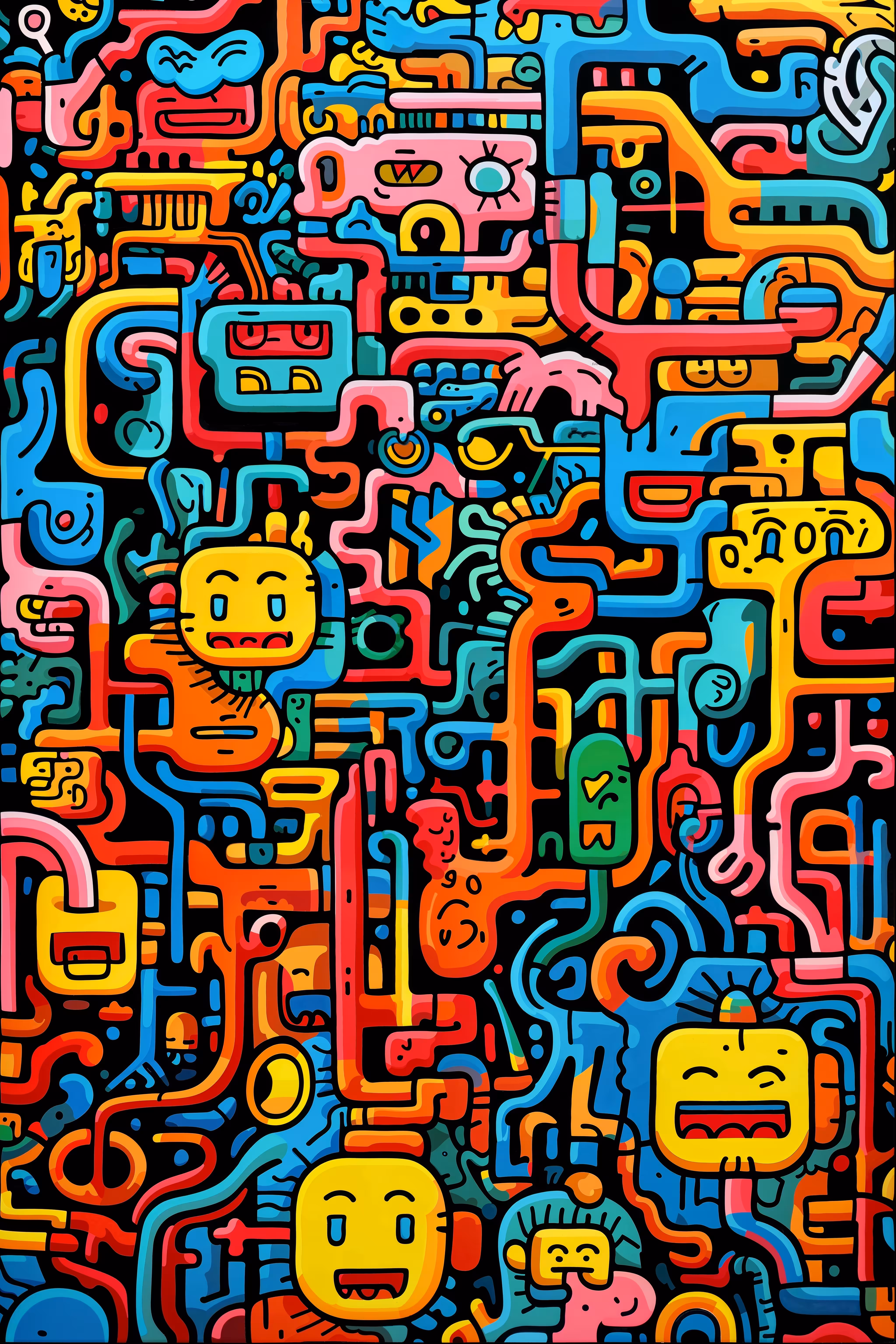 Vibrant Maze of Emotions