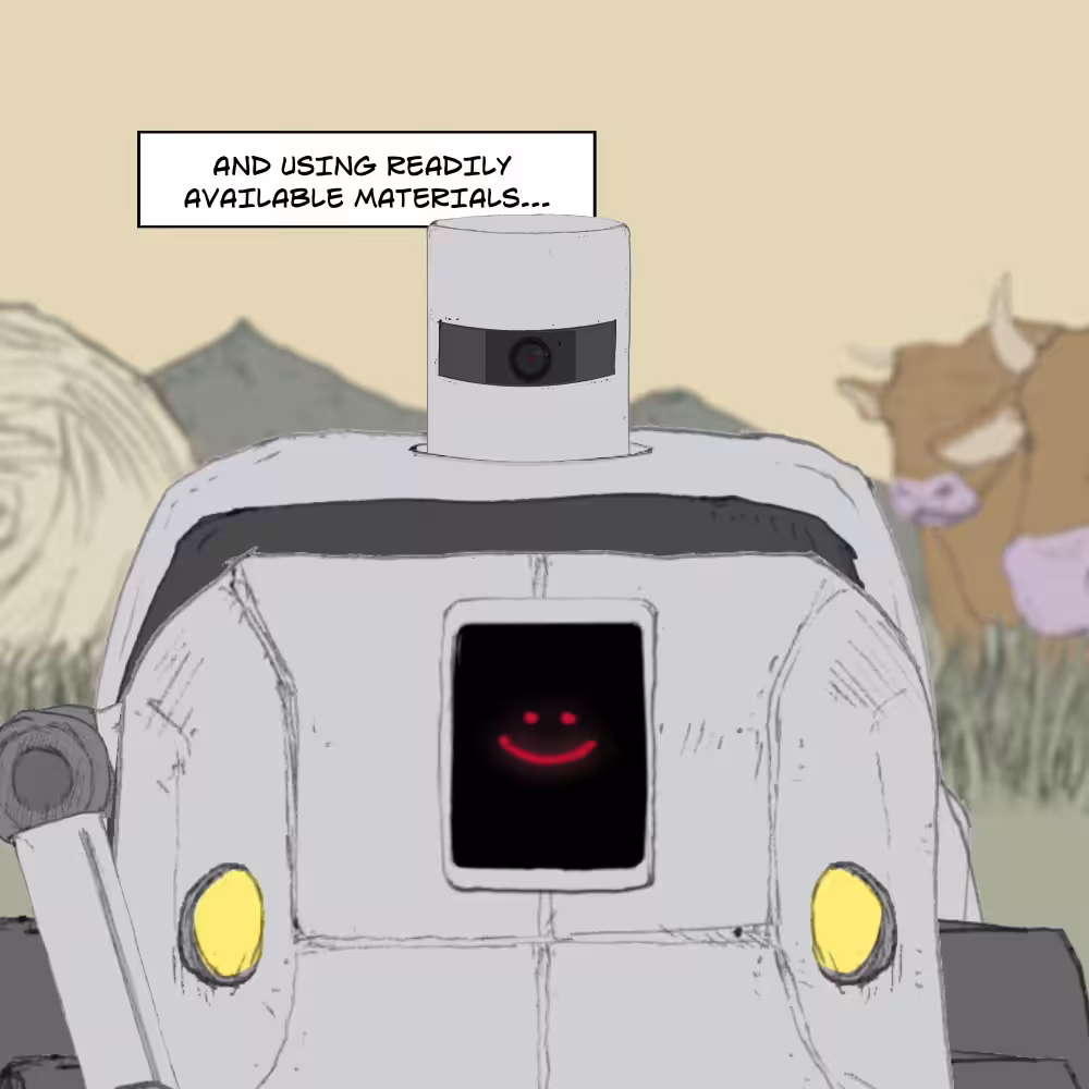 CITIZEN Issue #0 (A Brief History of the Near Future): Panel 18: With readily available materials