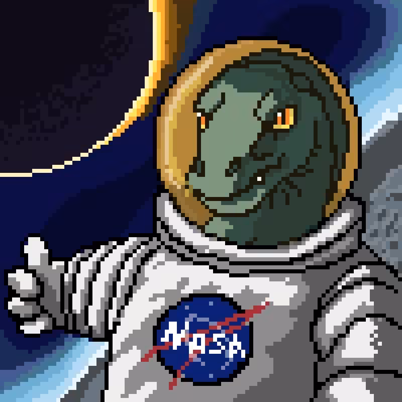 CryptoDinosaurs #97 - Astronaut