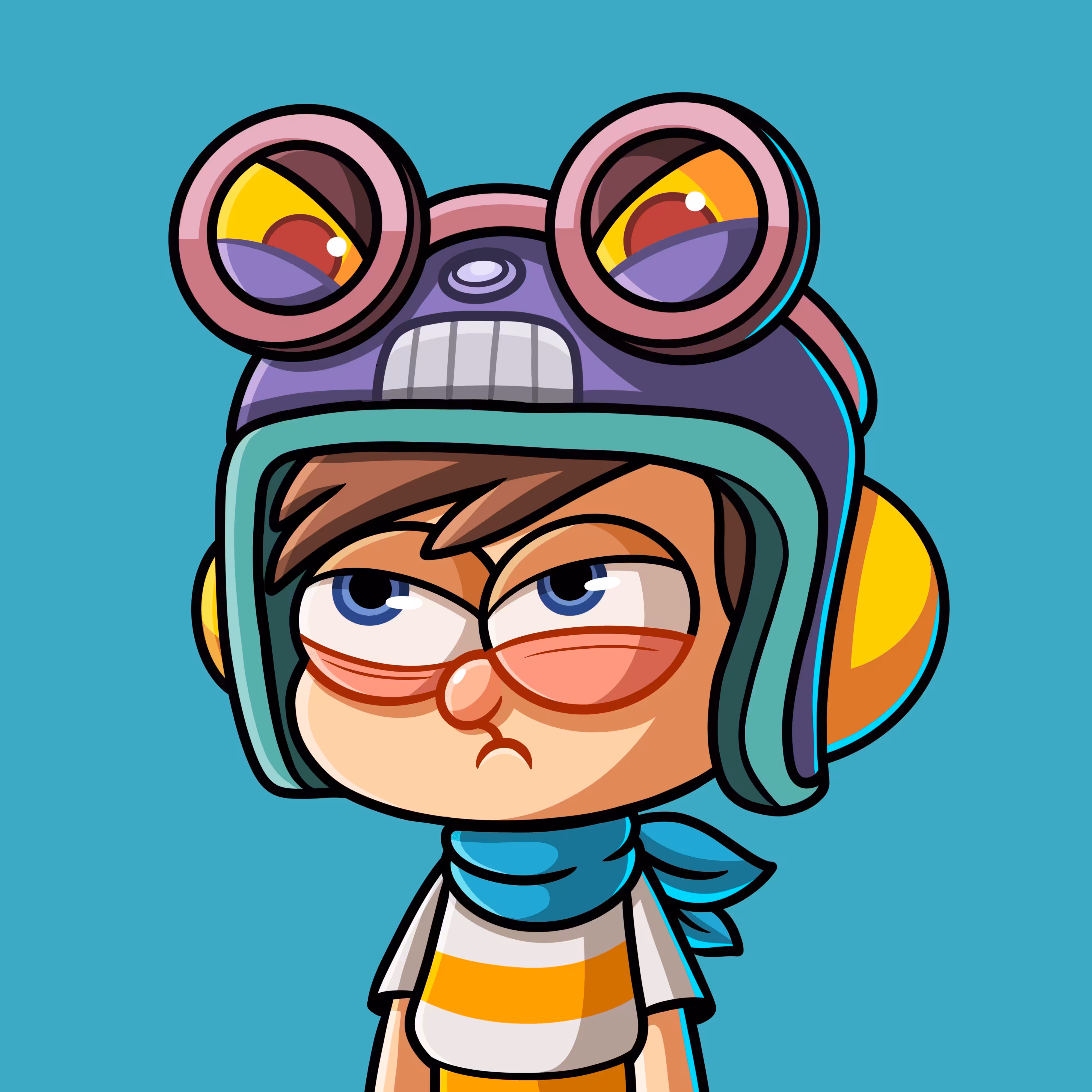 owangeboy and frens #62 - grumpy boy by Adrian Pontoh