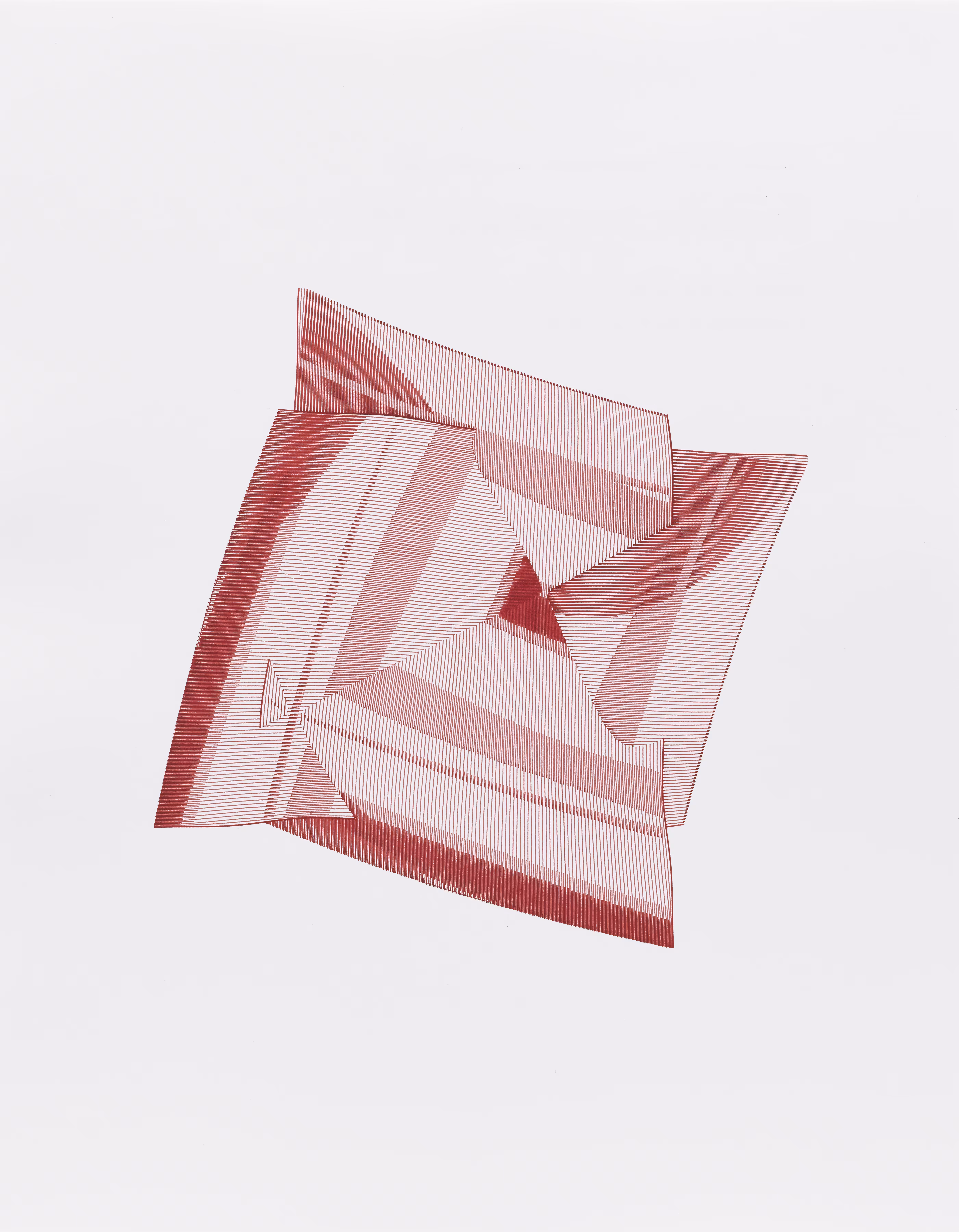 Ribbons: Two Sheets in Red