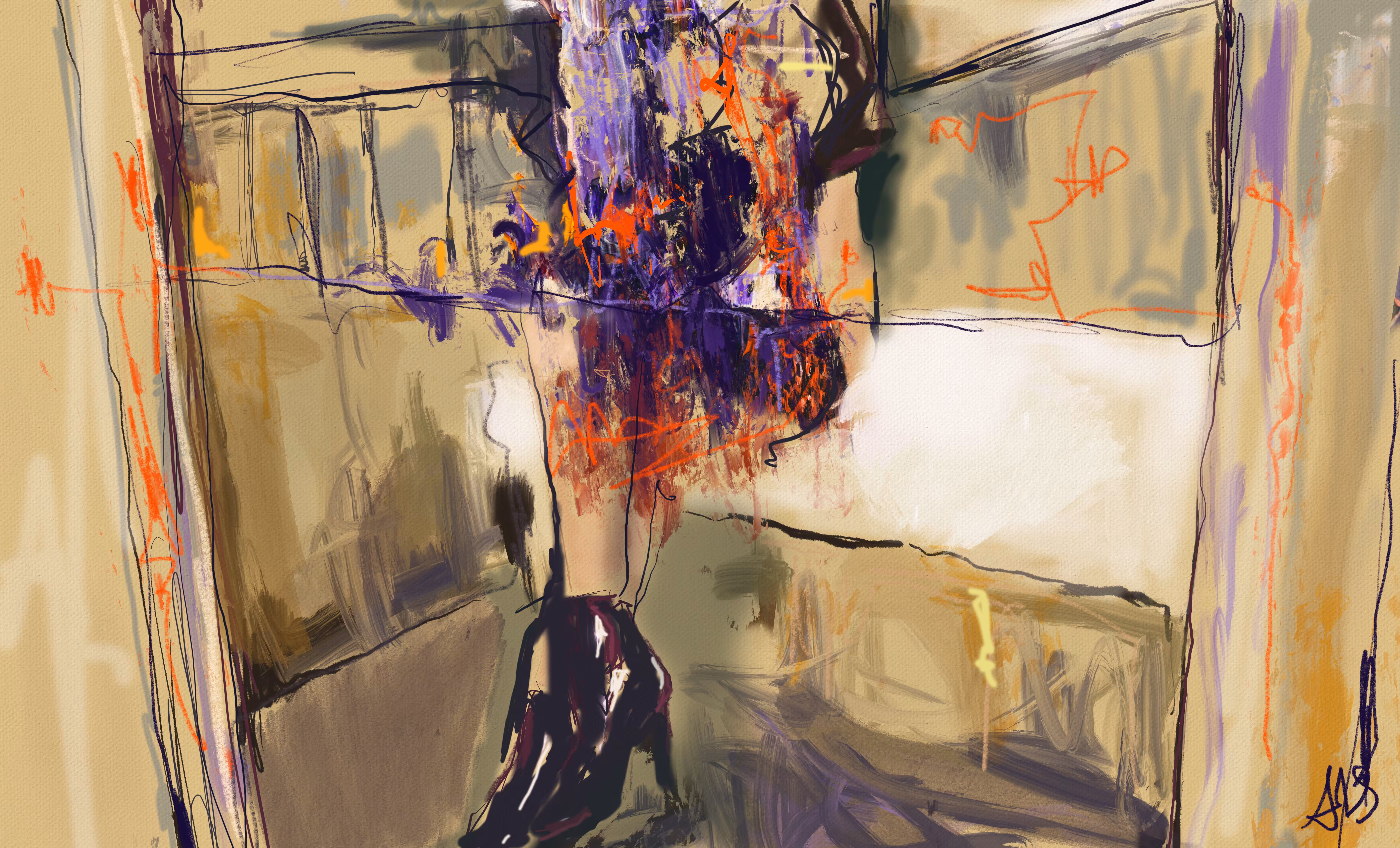 STUDY for HER BEAUTIFUL PRISON