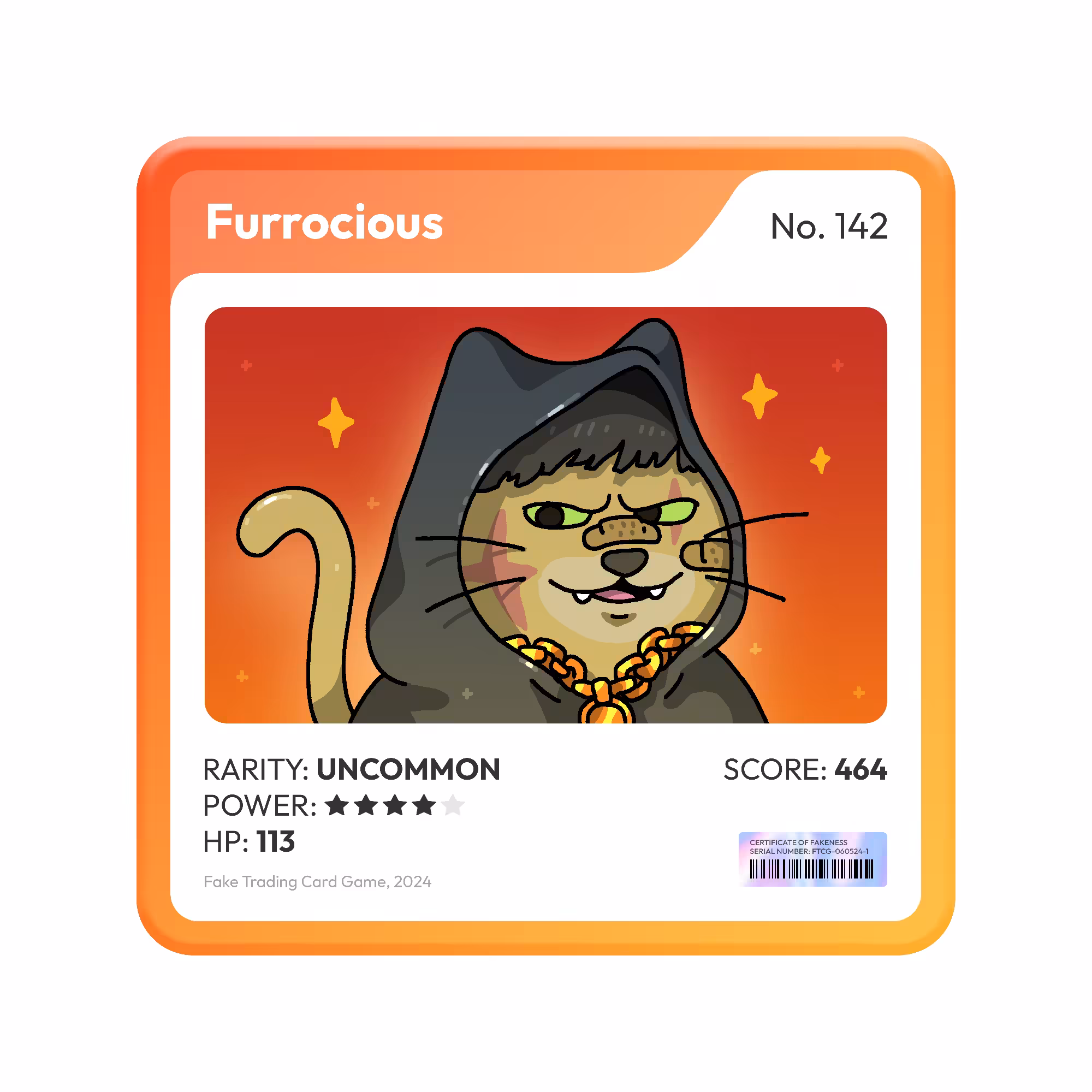 Fake Trading Card Game: Furrocious