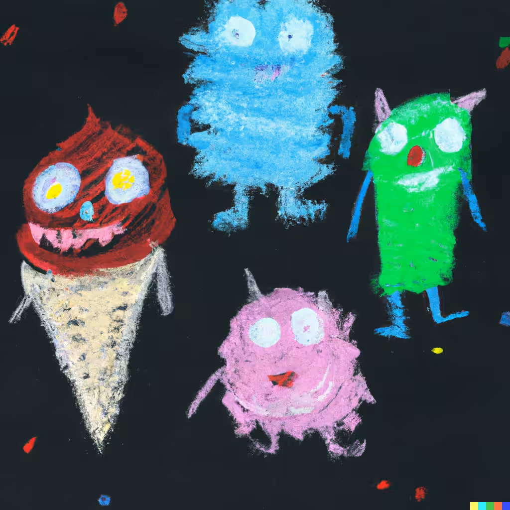 Ice Cream Critters No. 1