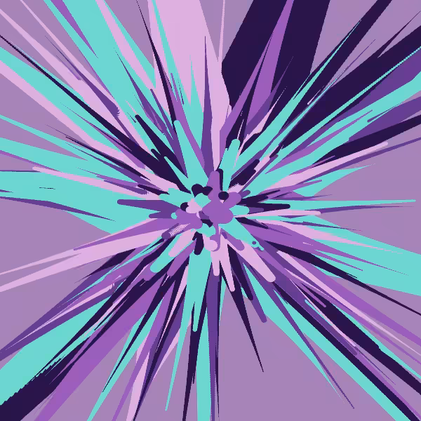 drip flower painting #63