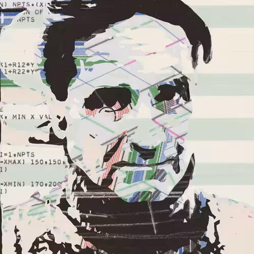 THE GENERATIVE PORTRAIT COLLECTION OF ROBERT MALLARY: Generative Portrait of Robert Mallary #596