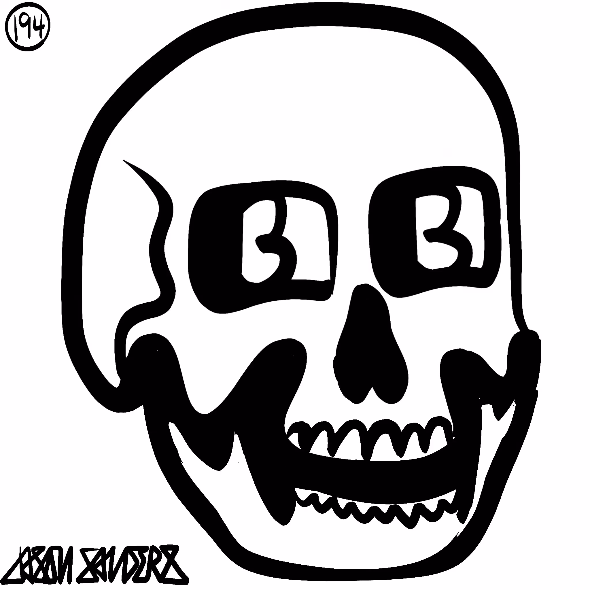 Skull Lines “Thirty-Seven” By DrainedEye | #194