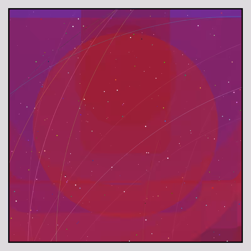 Color Field Starry B #142