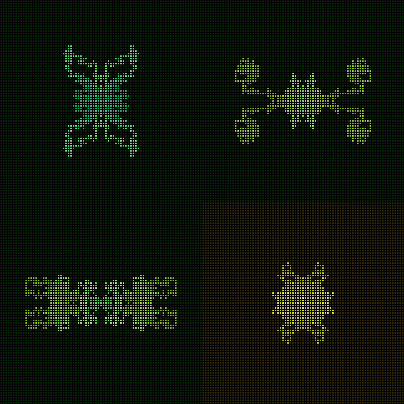 Dither Creatures 2x2 #97