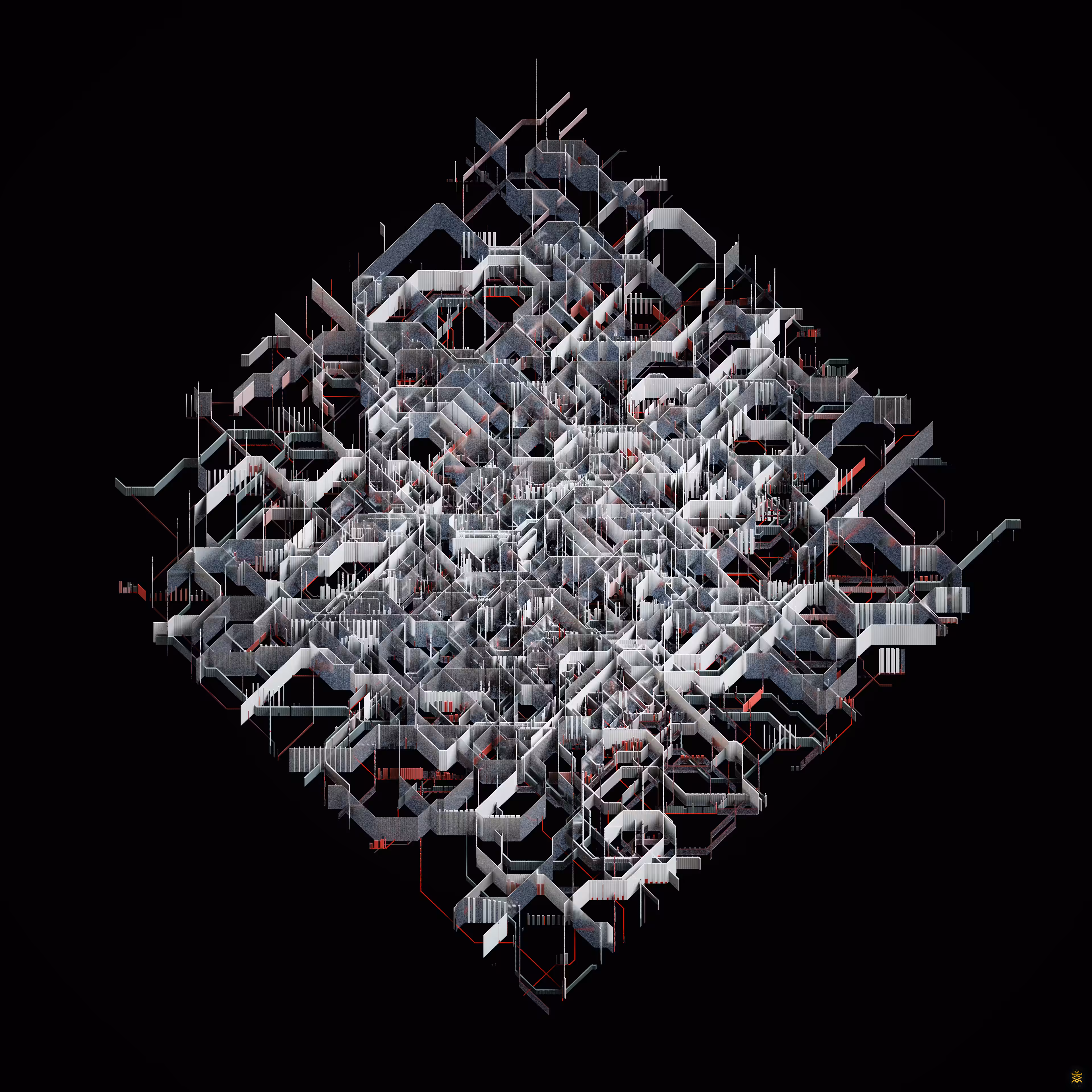 #02 Generative Mirror Labyrinth