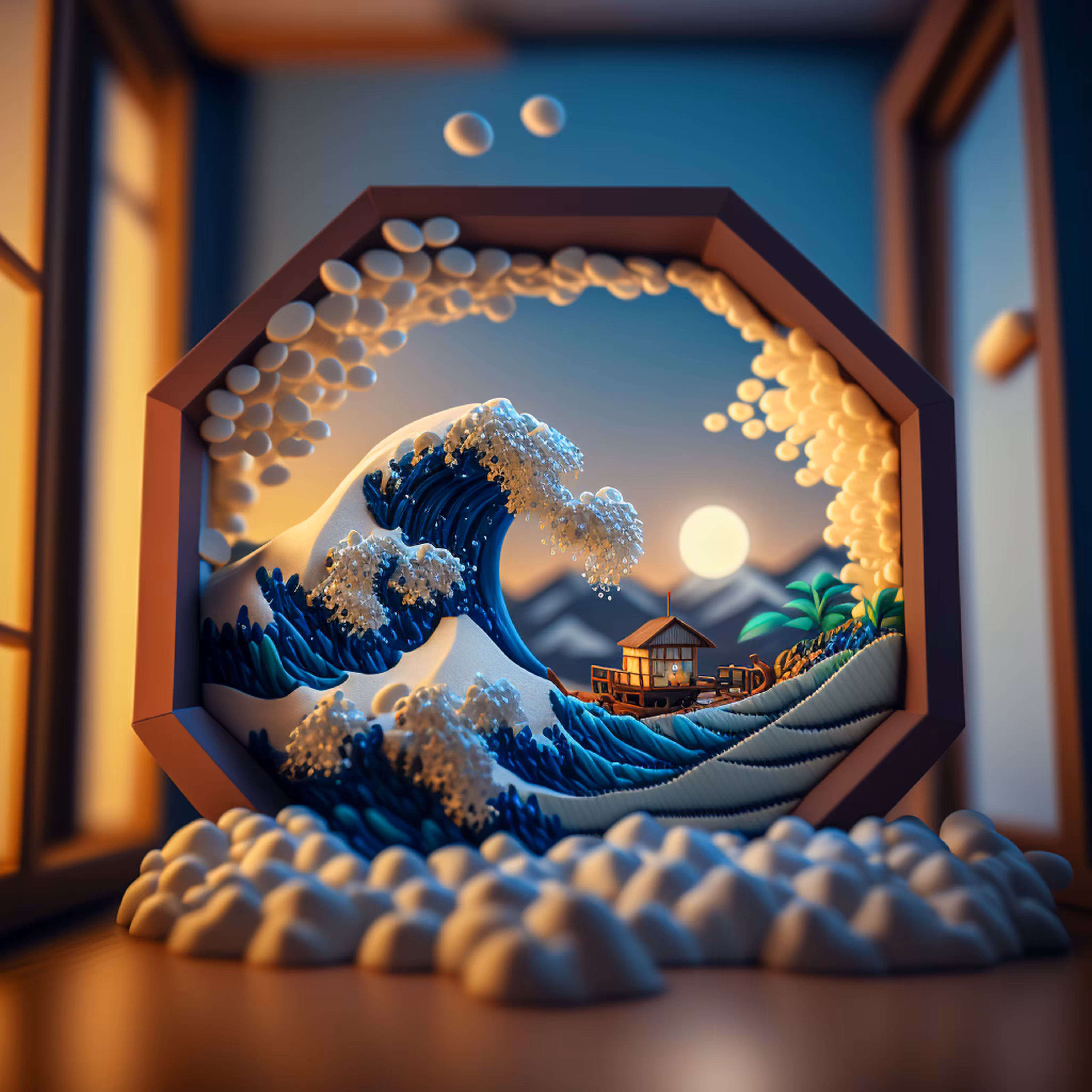 Dioramas - The Great Wave : 28