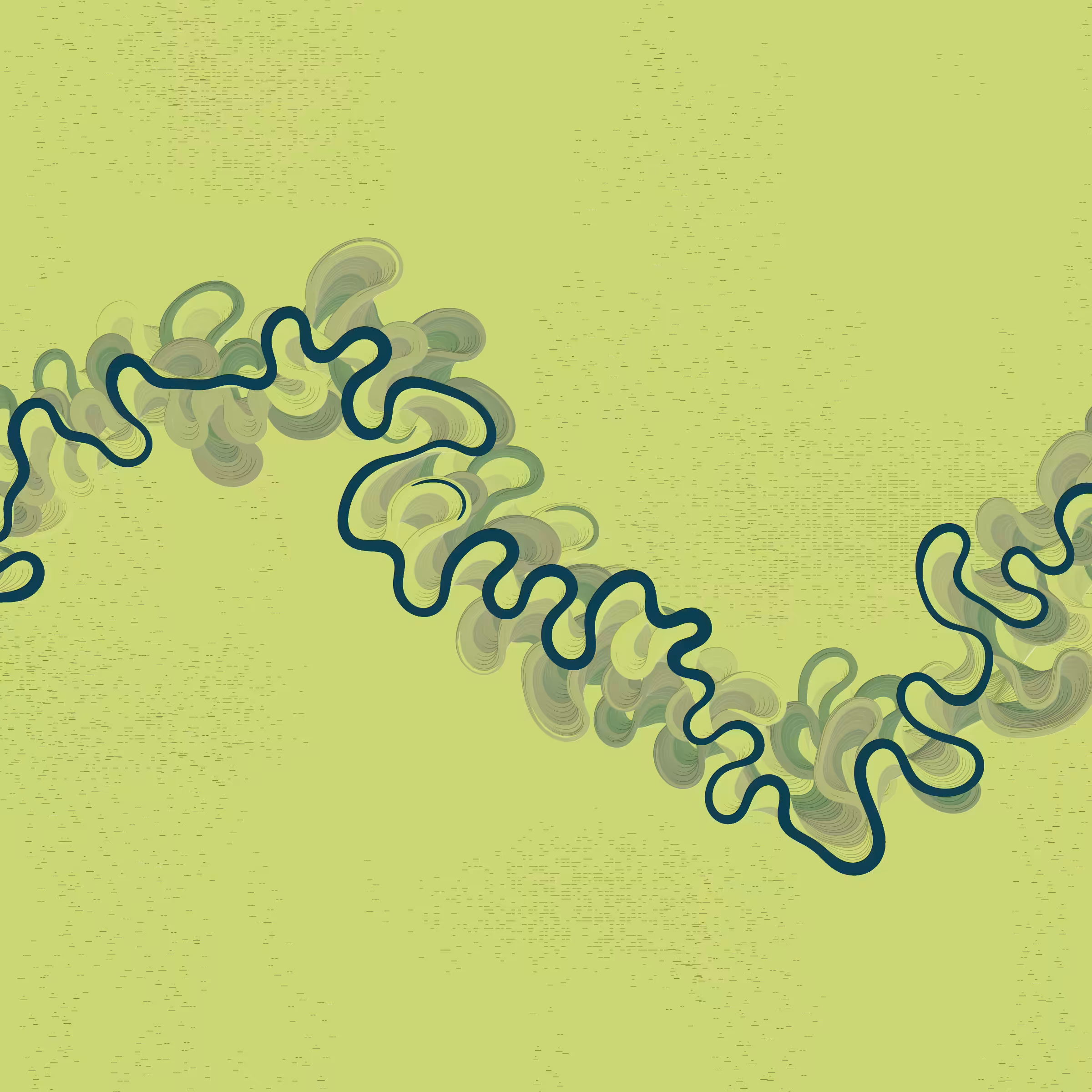 Ancient Courses of Fictional Rivers #376