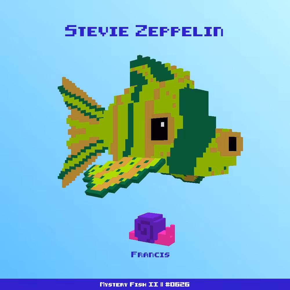 Stevie Zeppelin :: Mystery Fish 0626/1000 