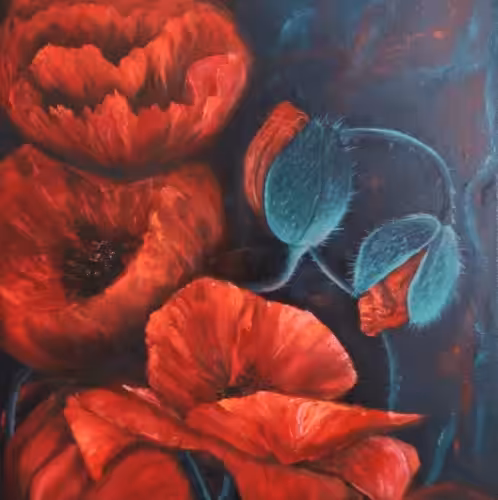 Impromptu poppy №2