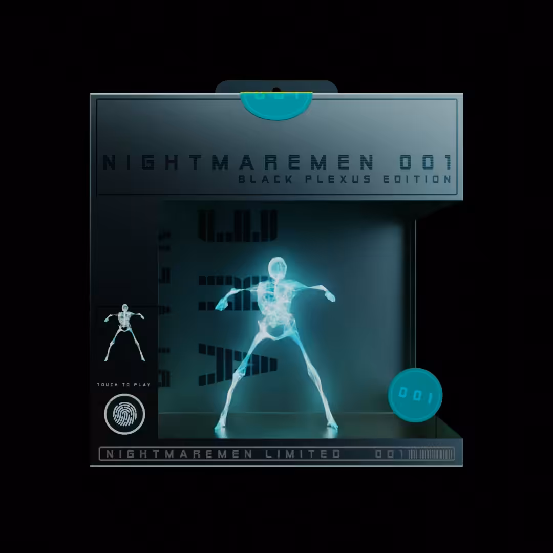 001 Black Plexus nightmaremen collectible