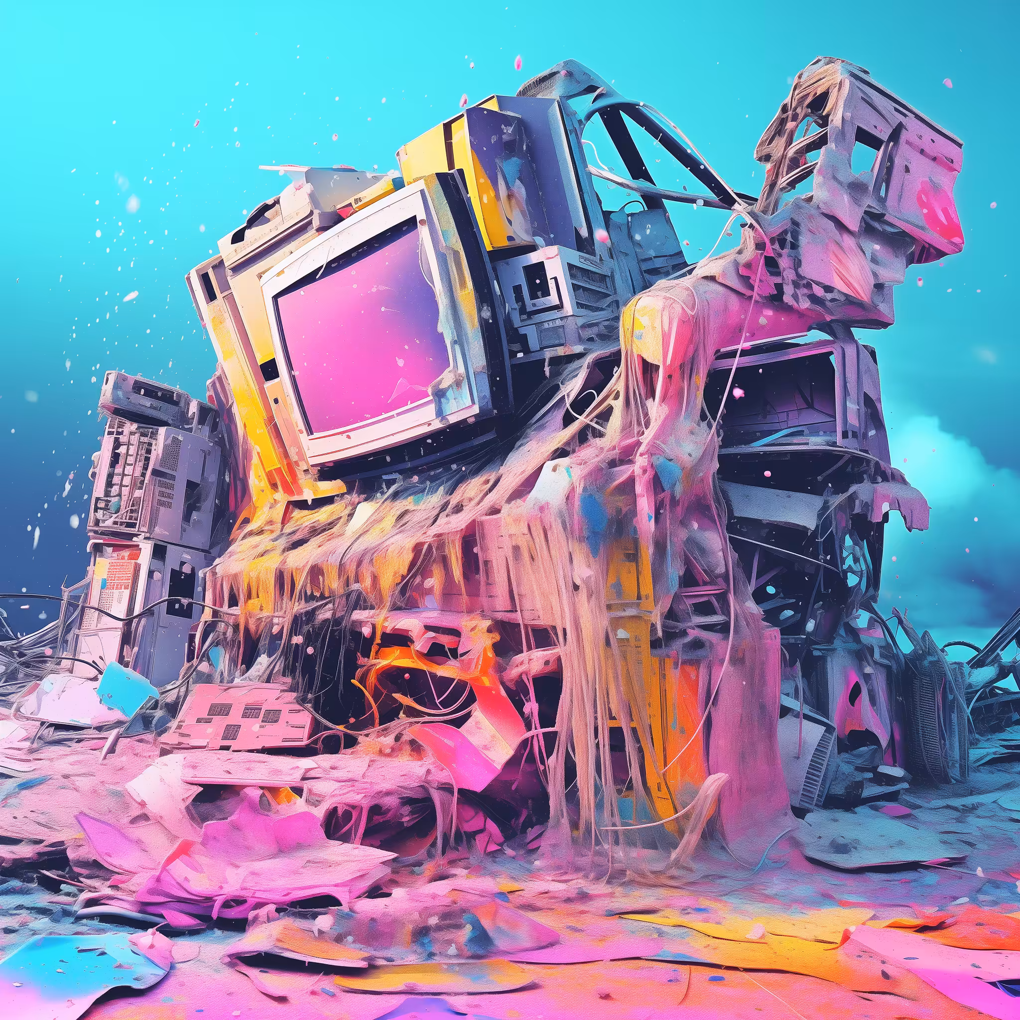 heap of liquid neon