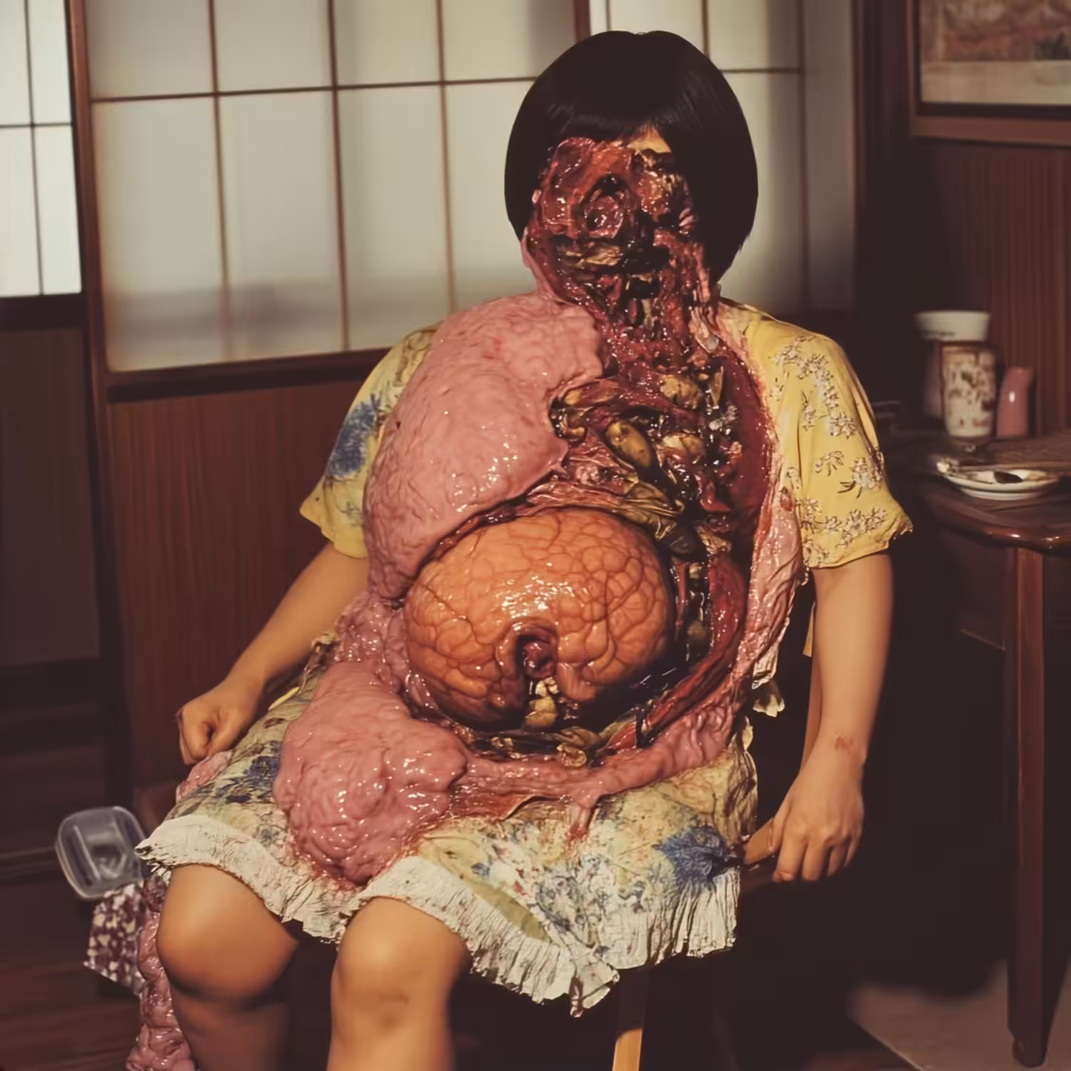 kurupuri land: Floral Rot: A Bloom of Flesh