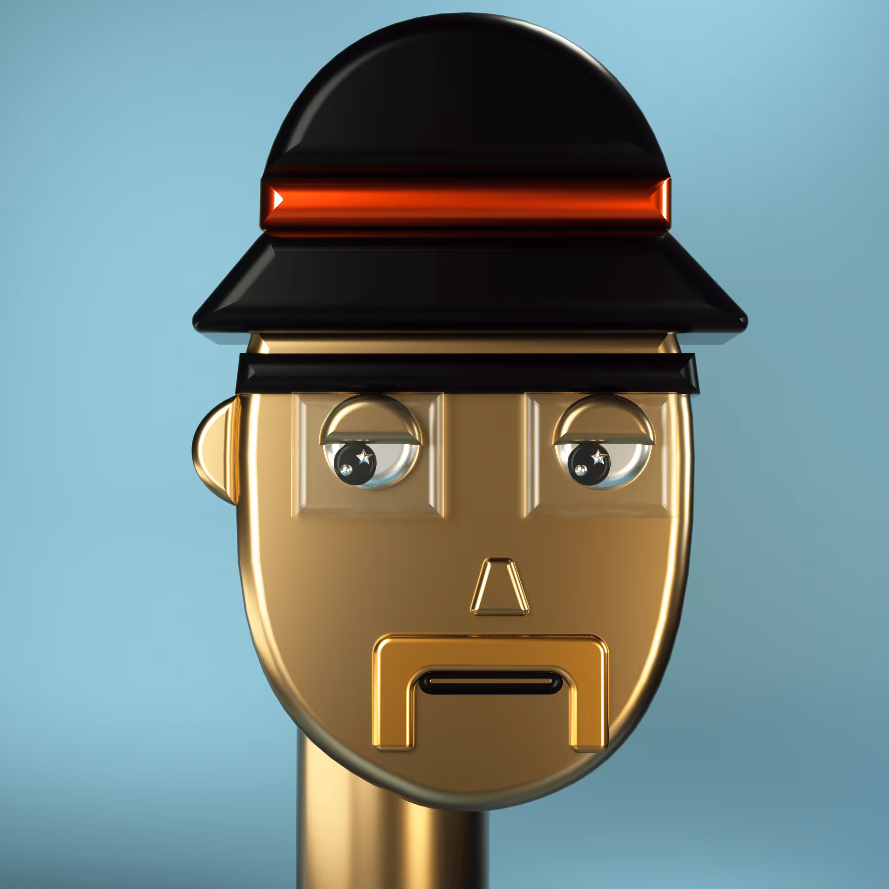 3D Chrome Punk #1099