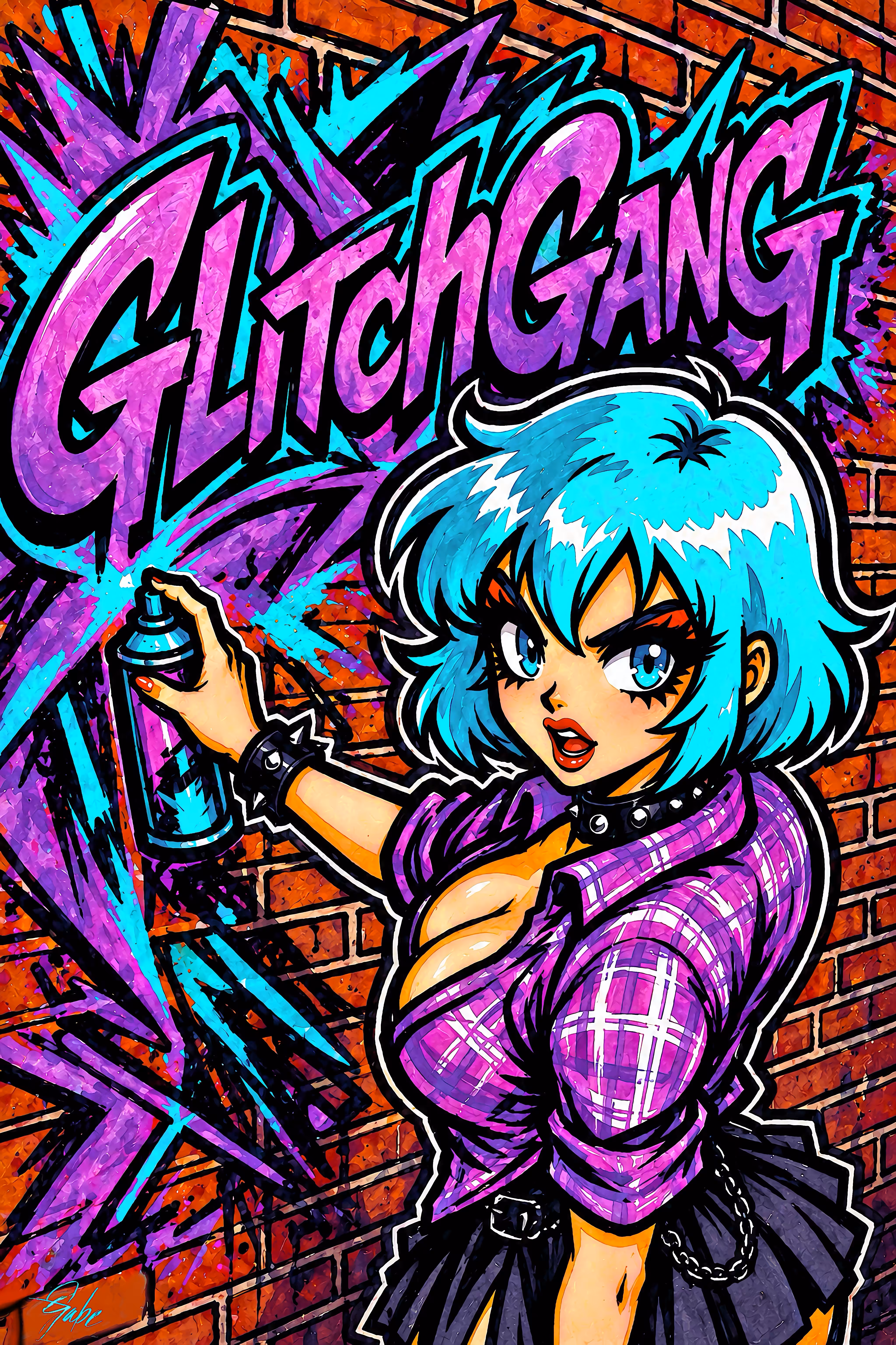 Only Hits Art Casino: Graffiti Girl Glitch - SP0101
