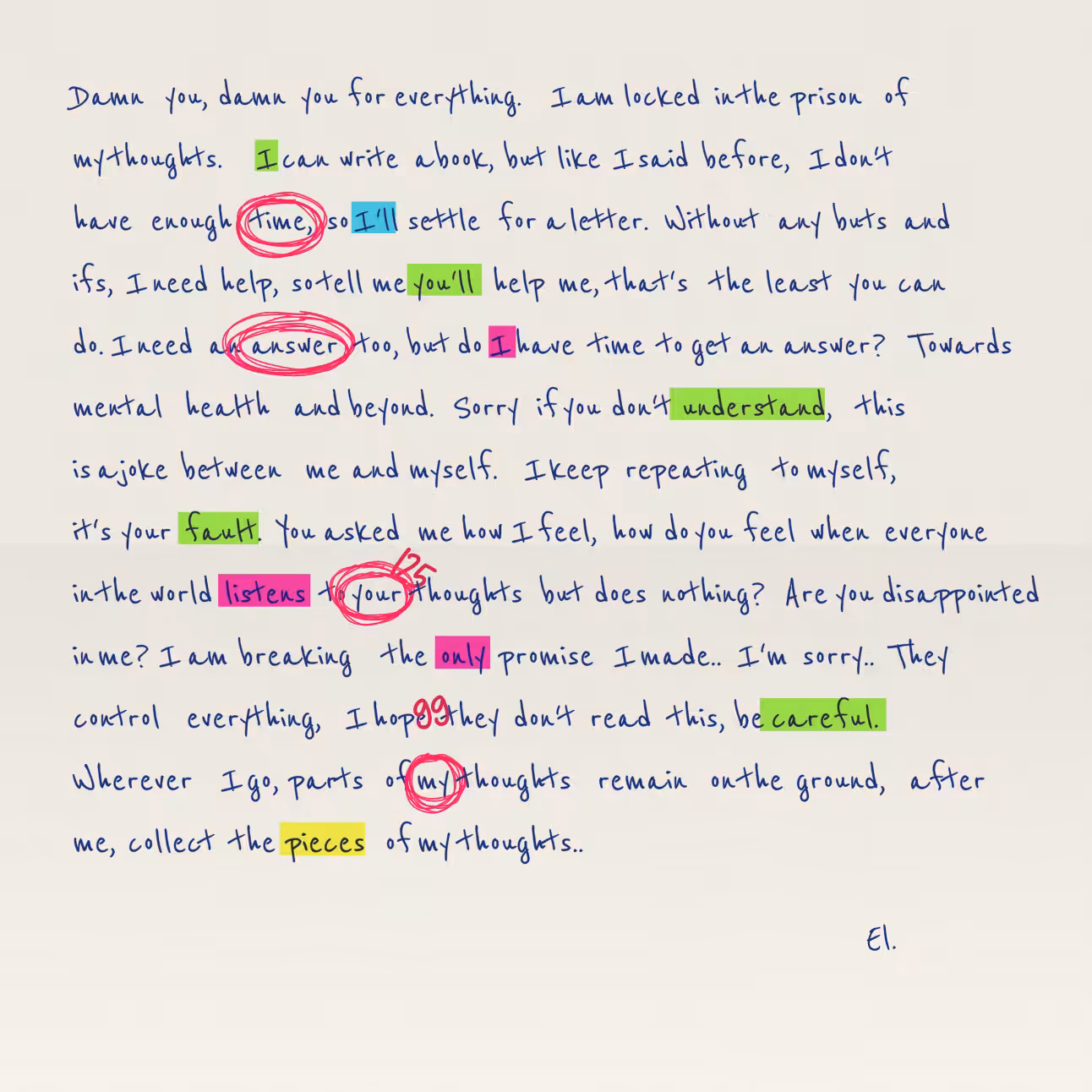 Conspiracy Theory Vol.2: a letter #40