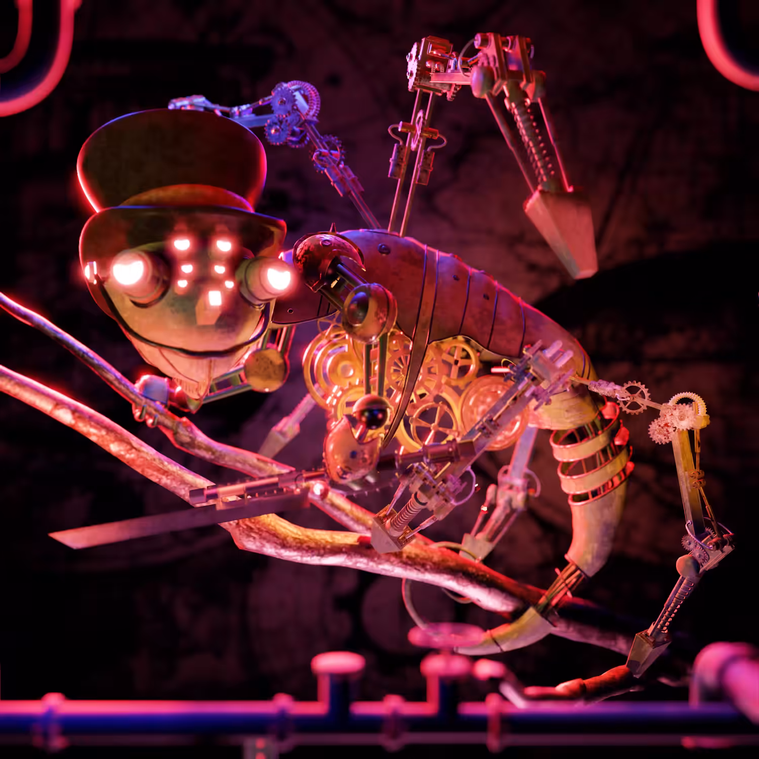 CHAMELEON CYBORG: CHAMELEON.NO.55 - SpiderPunk