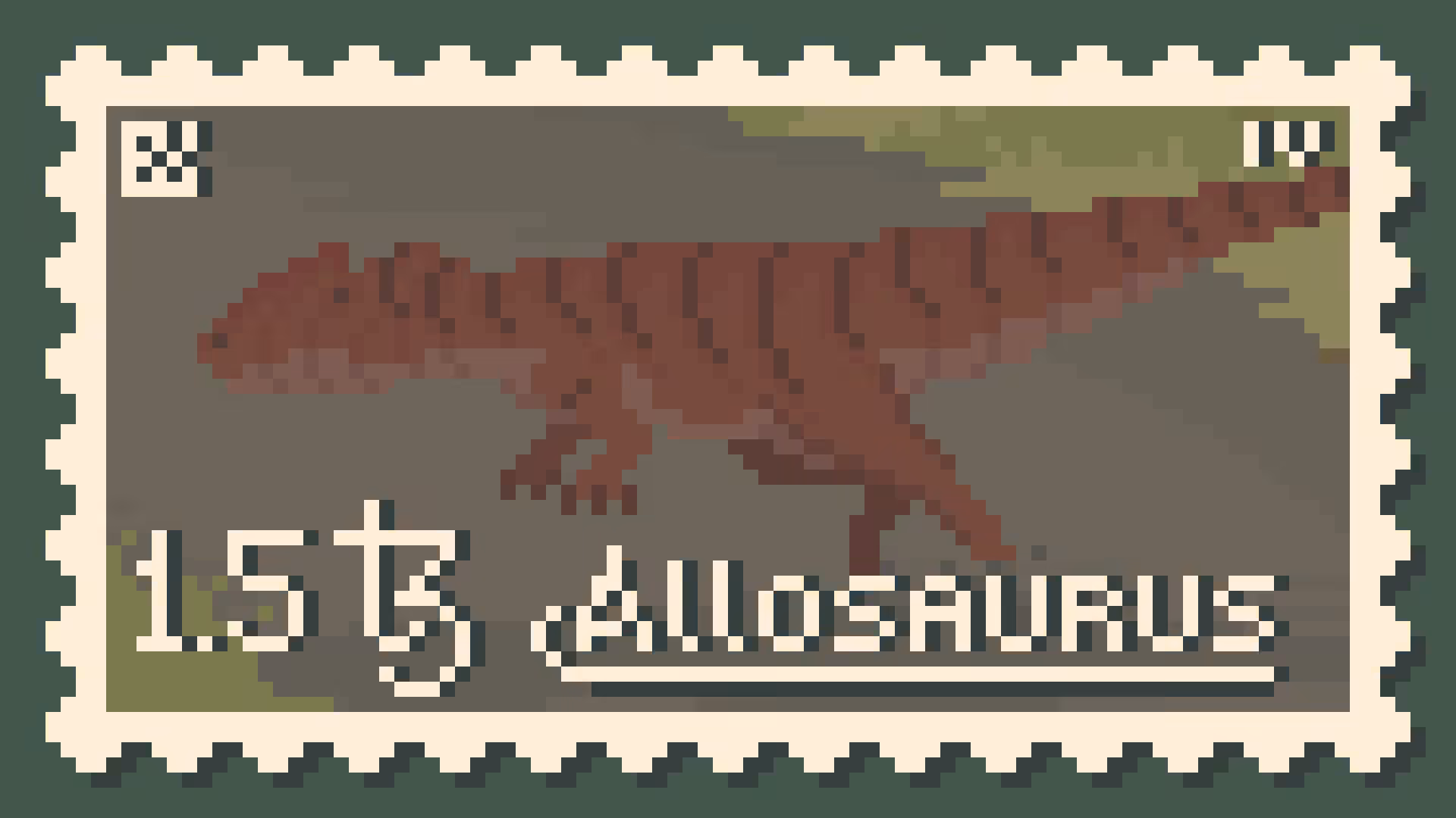 Morrison Stamps - Allosaurus fragilis