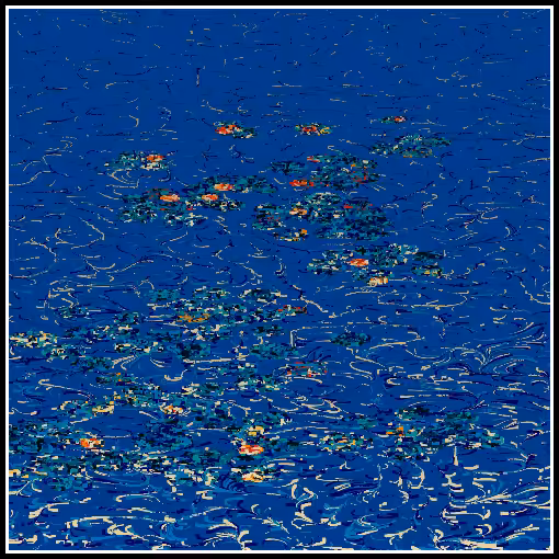 Polluted water lilies #54