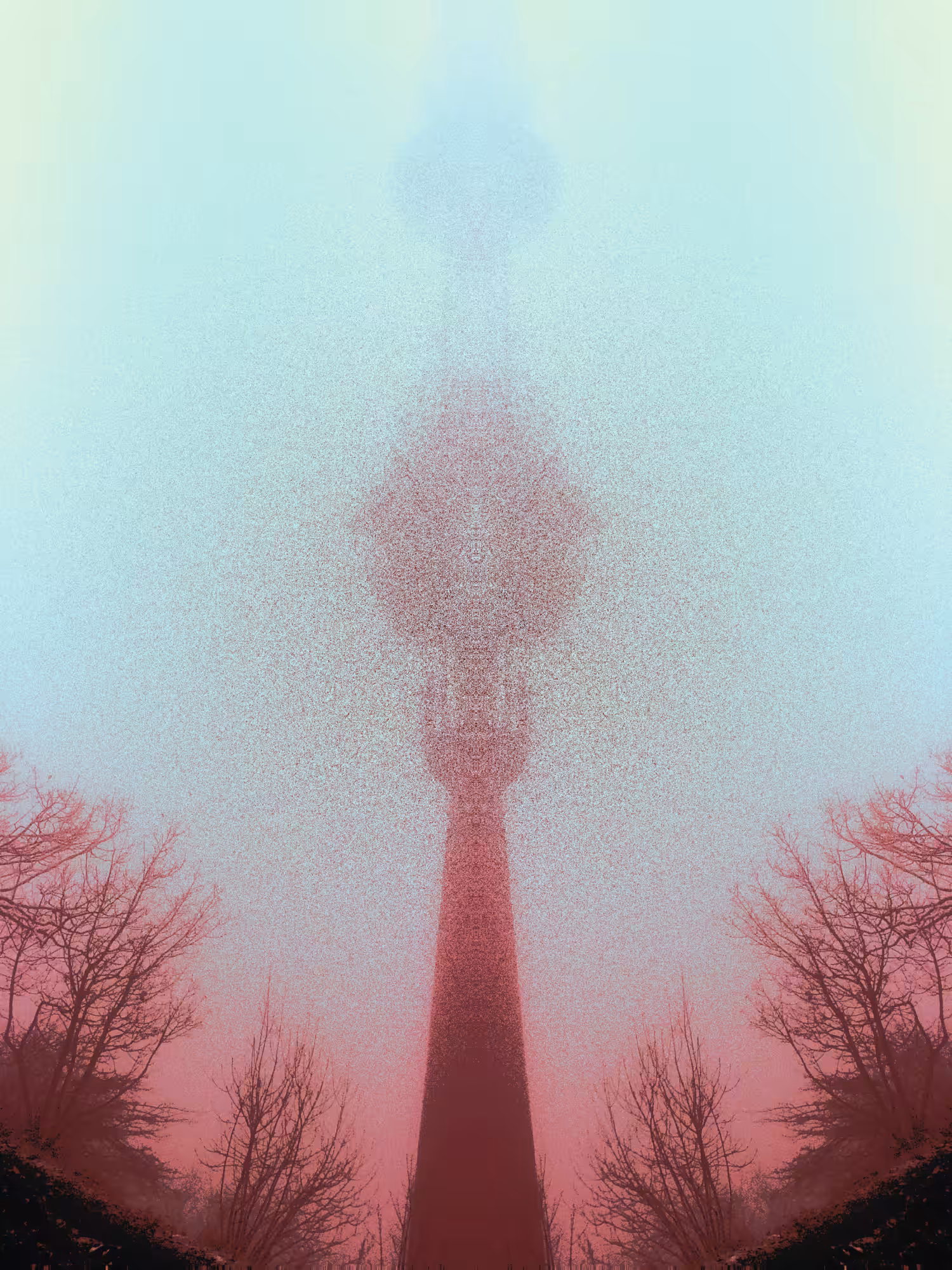 Symmetry of radio tower noise
