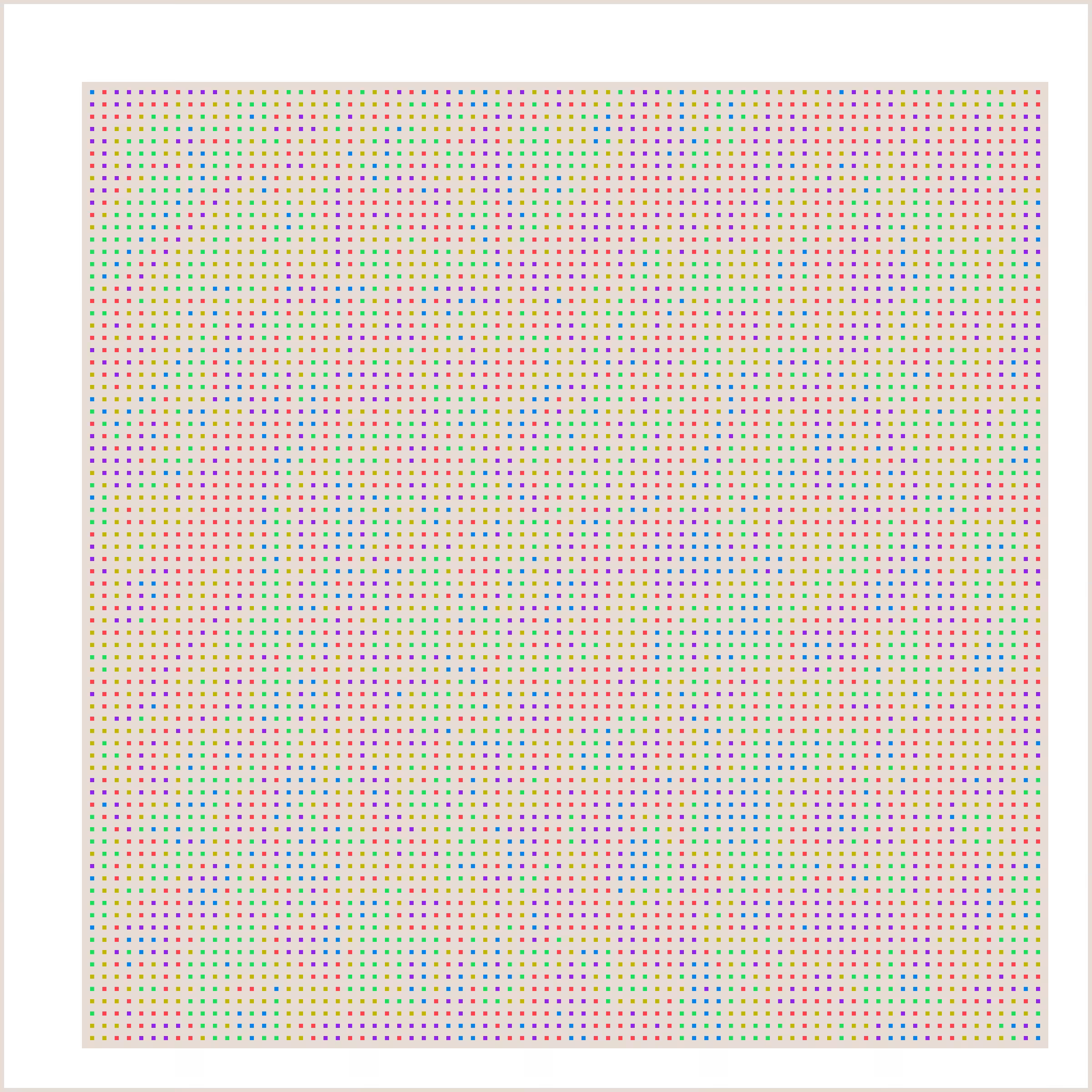Beige Orbital Pixels #1
