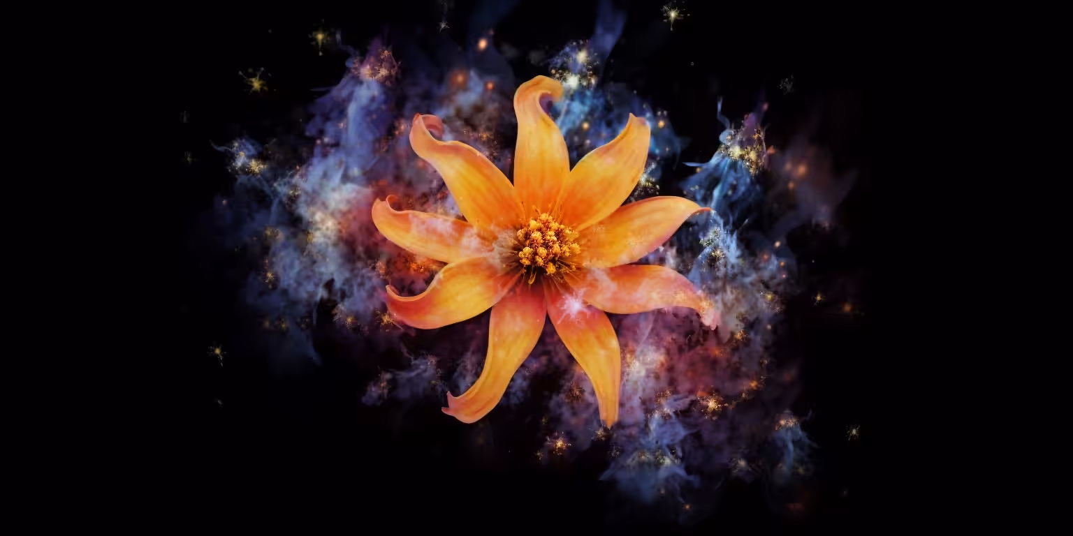 AI Florals: Floral Nebula 6