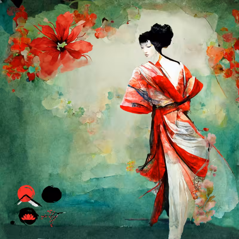 The dancing geisha #14