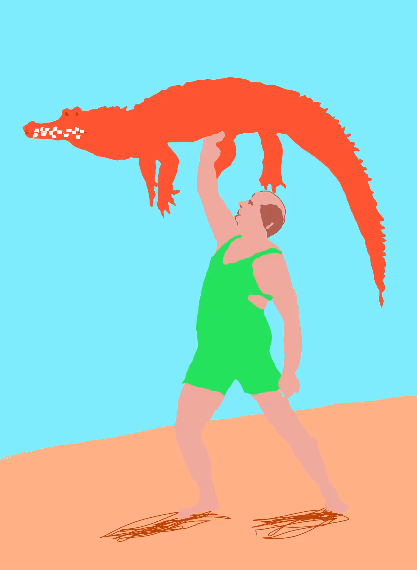 Orange universe: The Croc Slayer