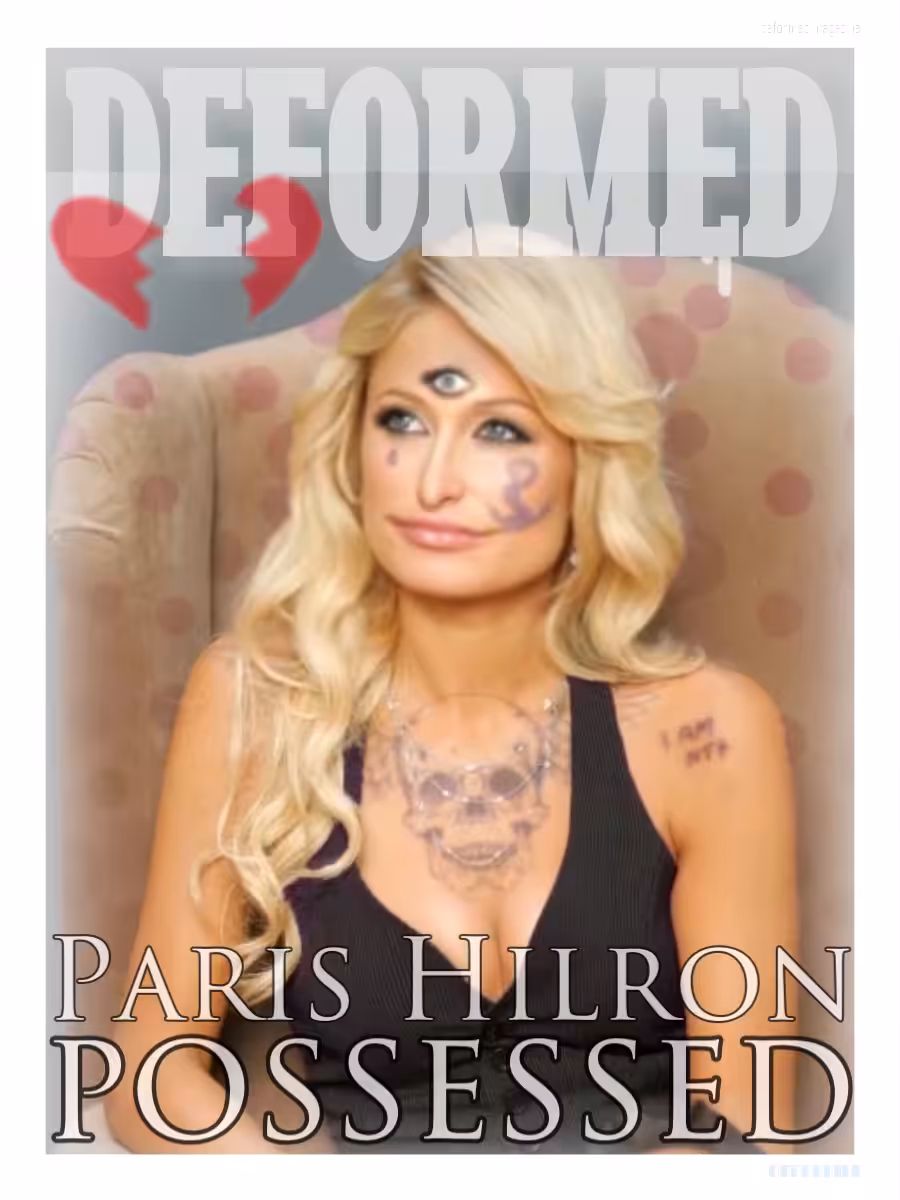 Paris Hilron POSSESSED??  (Deformed Magazine Collection)