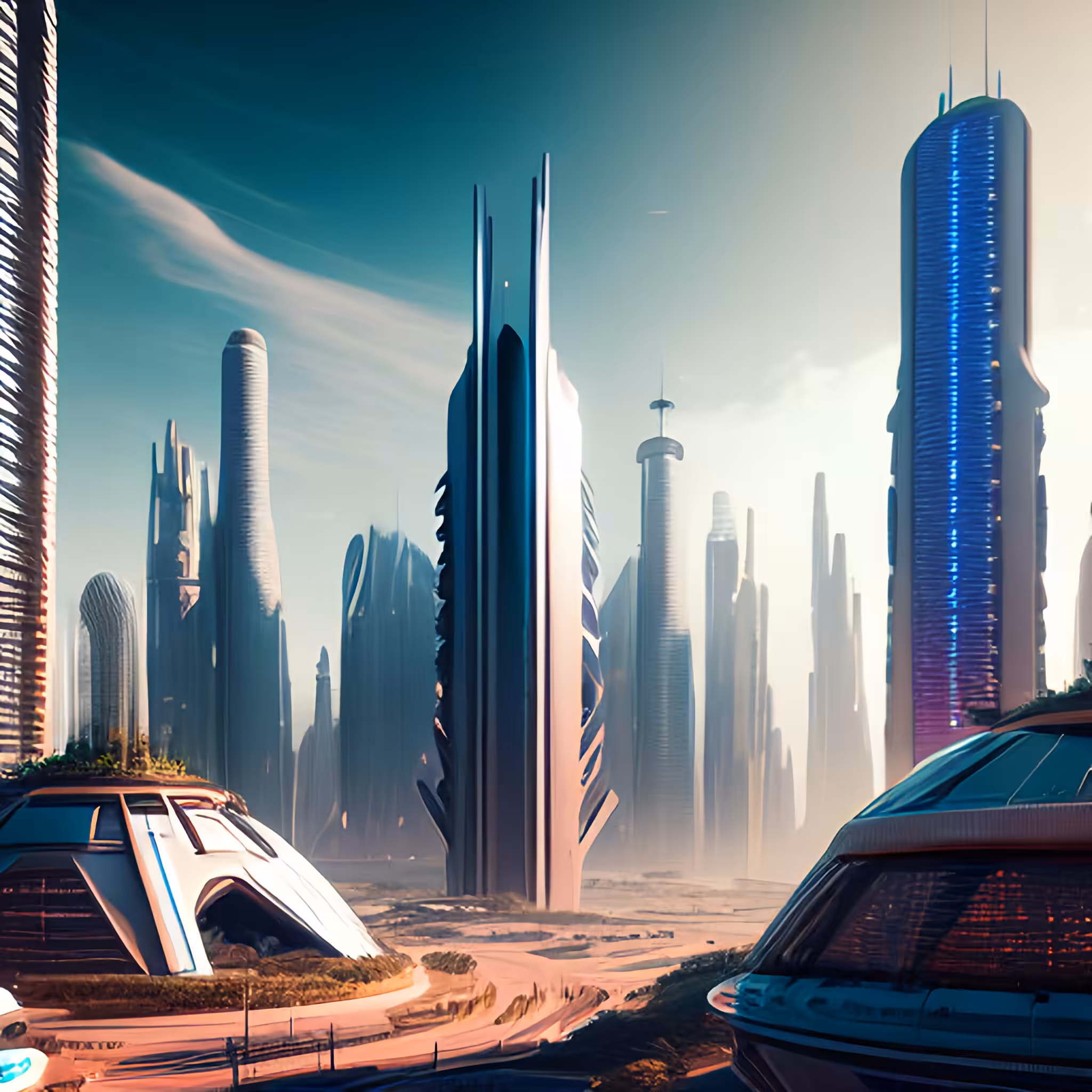 FUTURISTIC CITY #98