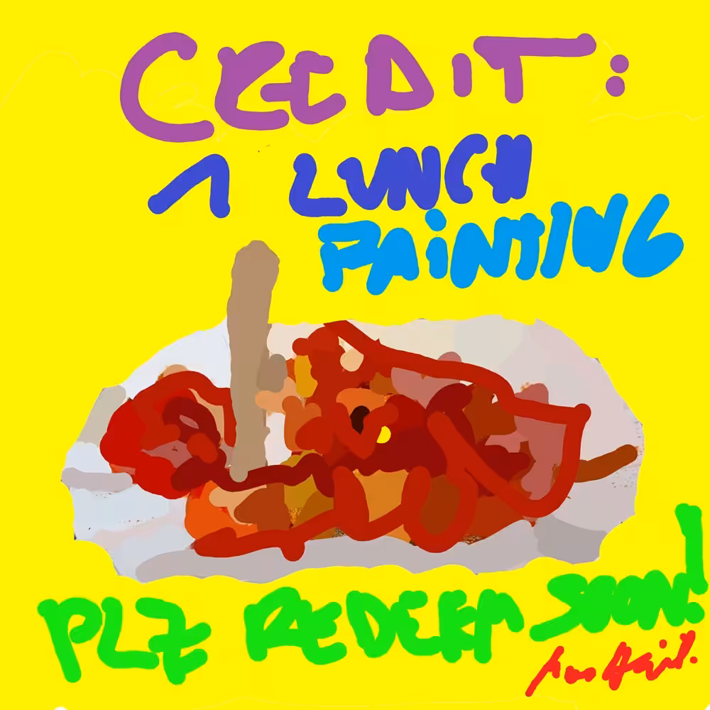 Credit For one Lunch Painting