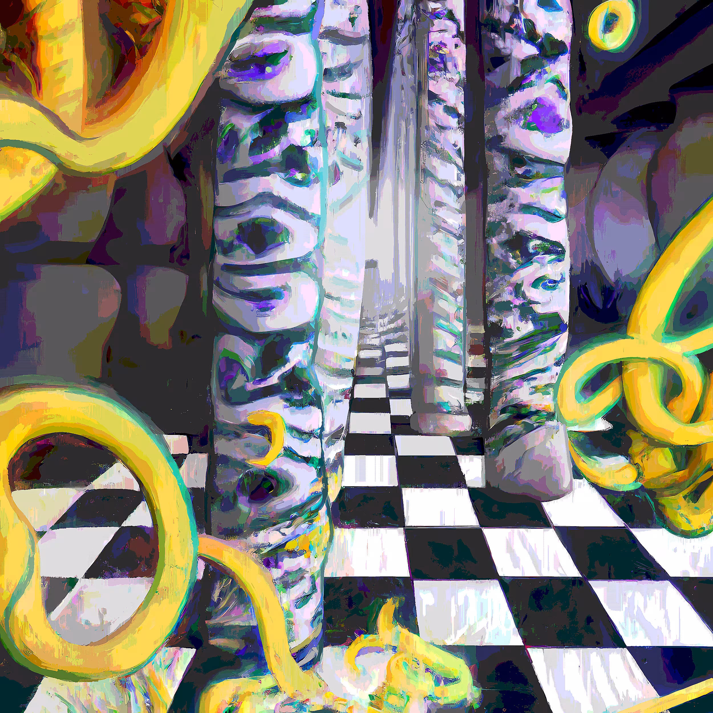 Your sight is far in the temple