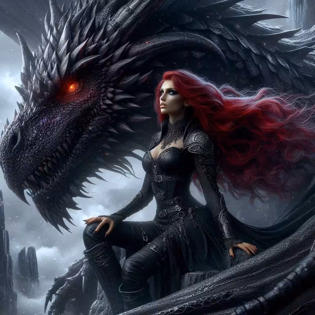The girl and the dragon