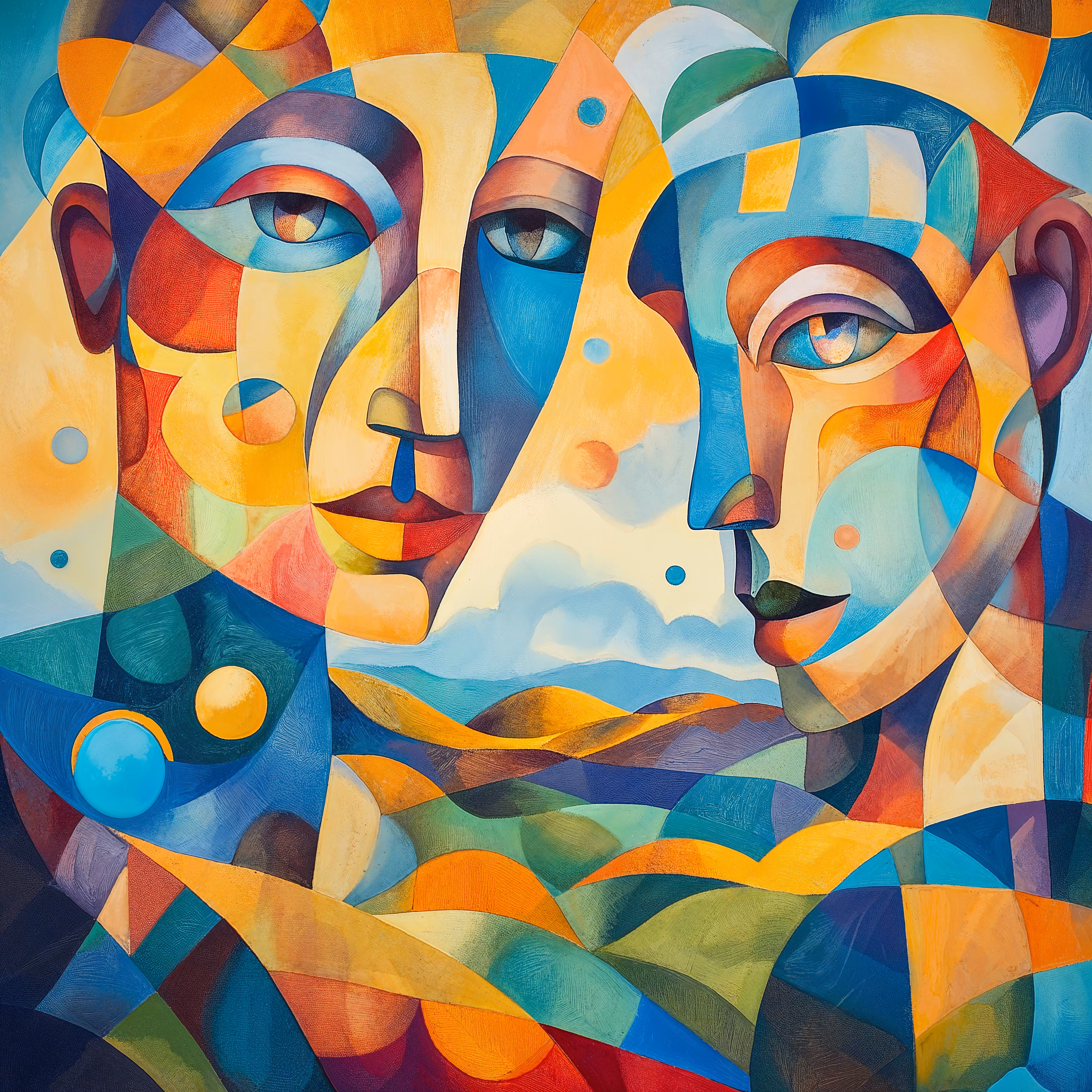 Abstract Cubist-Surrealist #41