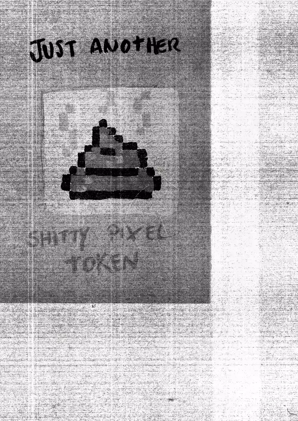 Cheap Photocopy: Another shitty pixel token