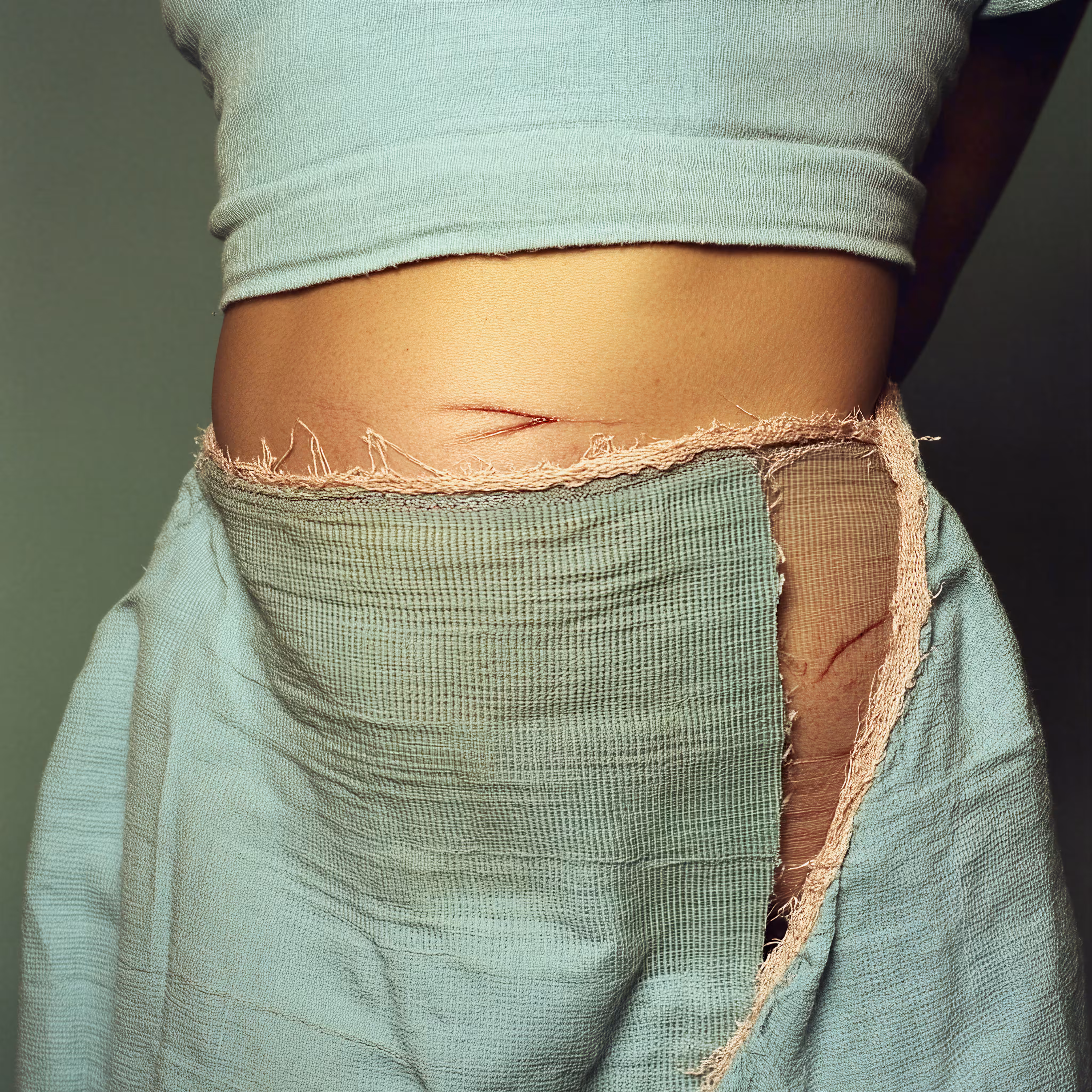Frayed