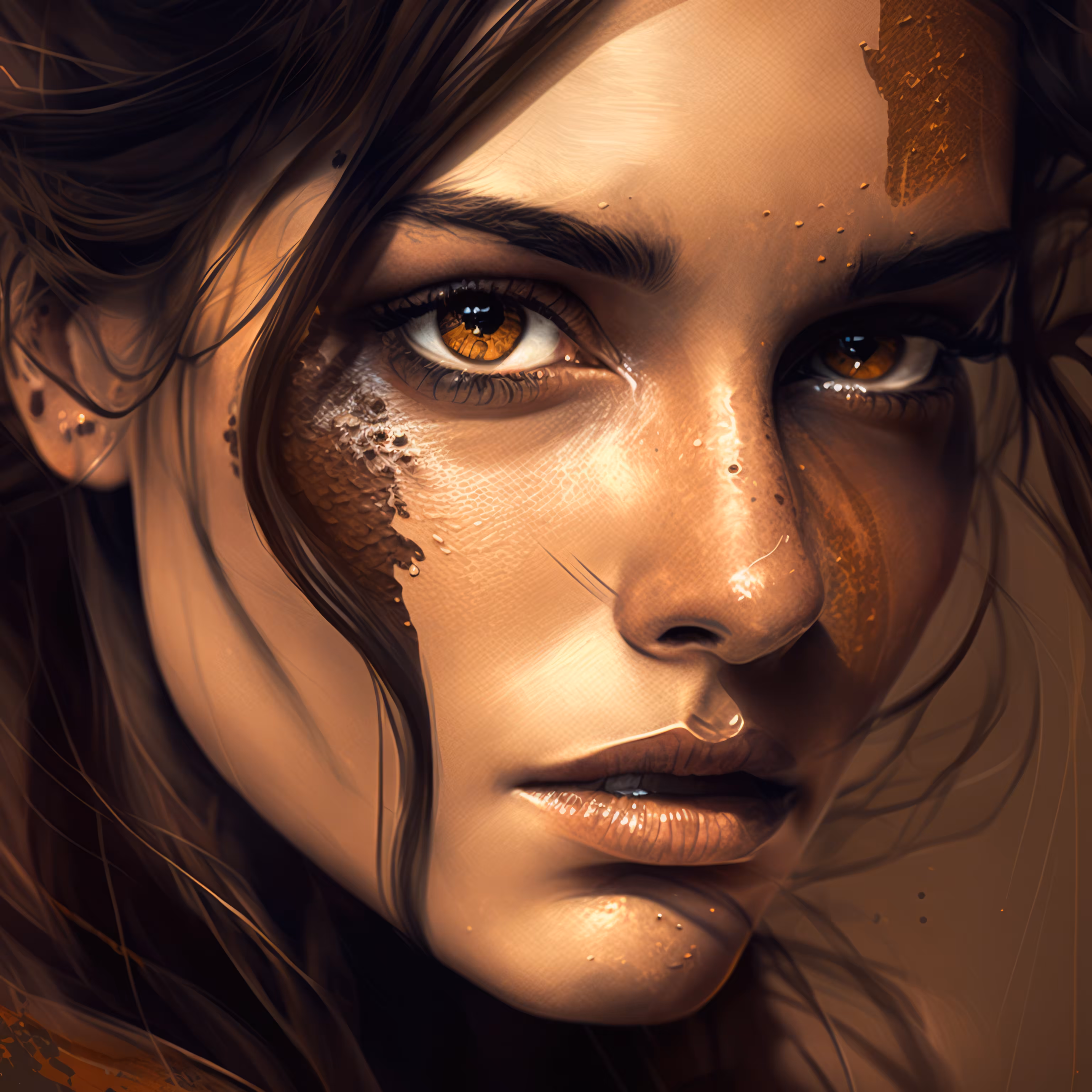 Brown
