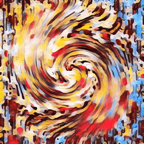 Perfect Abstract Art Polygon: Imagine The Sun Abstract 