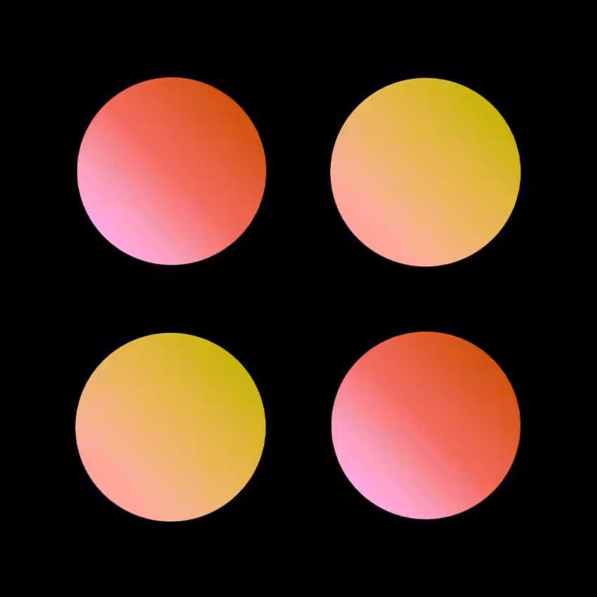 Red Yellow Four Circle