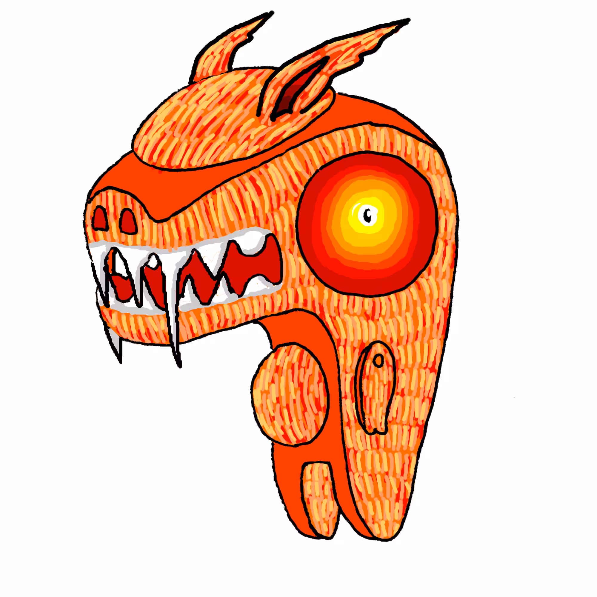 BitDino #26 " Werewolf "
