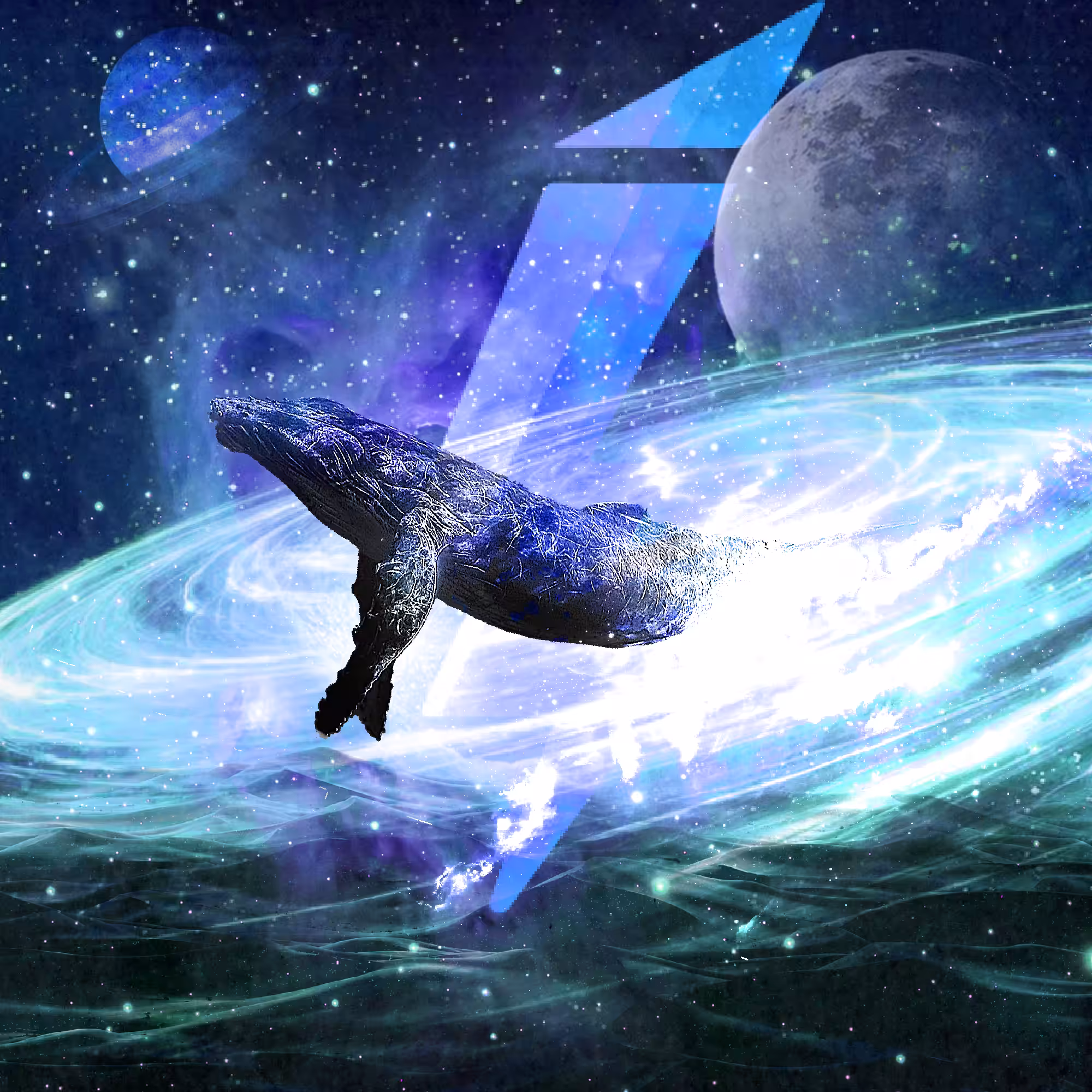 Blue Insta Whale