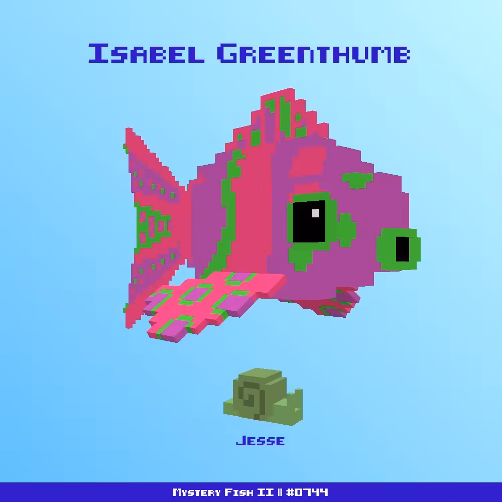 Isabel Greenthumb :: Mystery Fish 0744/1000 