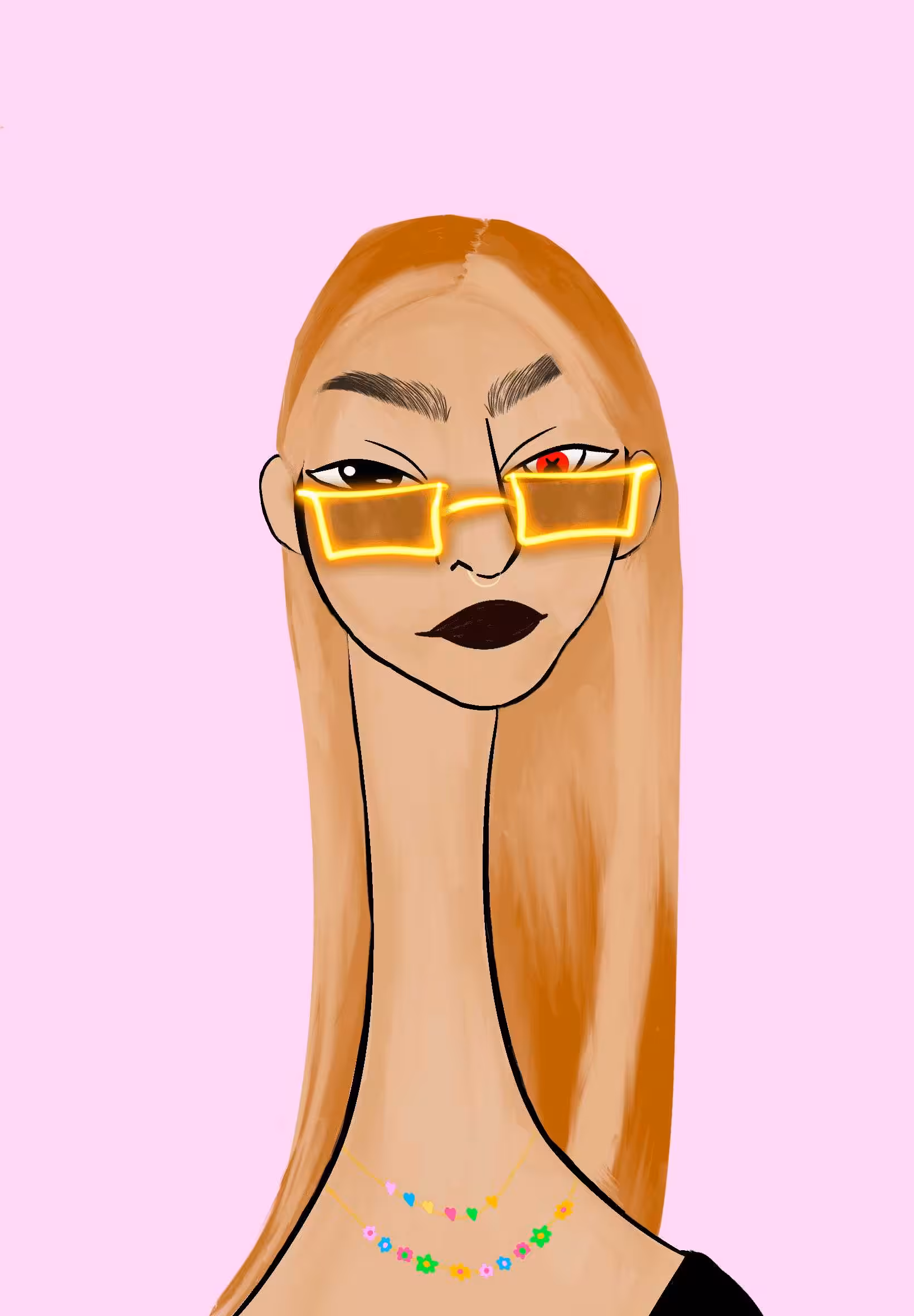 Long Neckie Ladies: Long Neckie Lady #2238