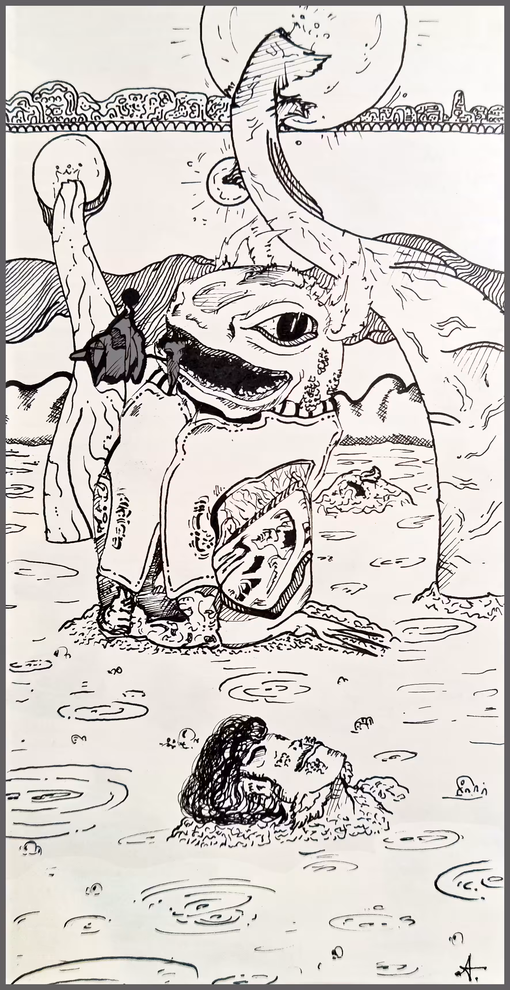 Dark side of the frogs swamp