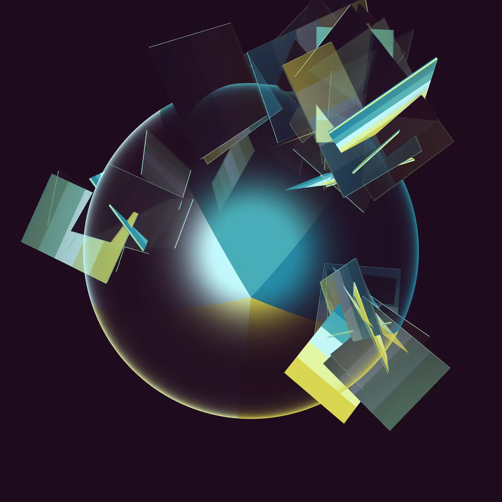 Composition with Sphere  #1