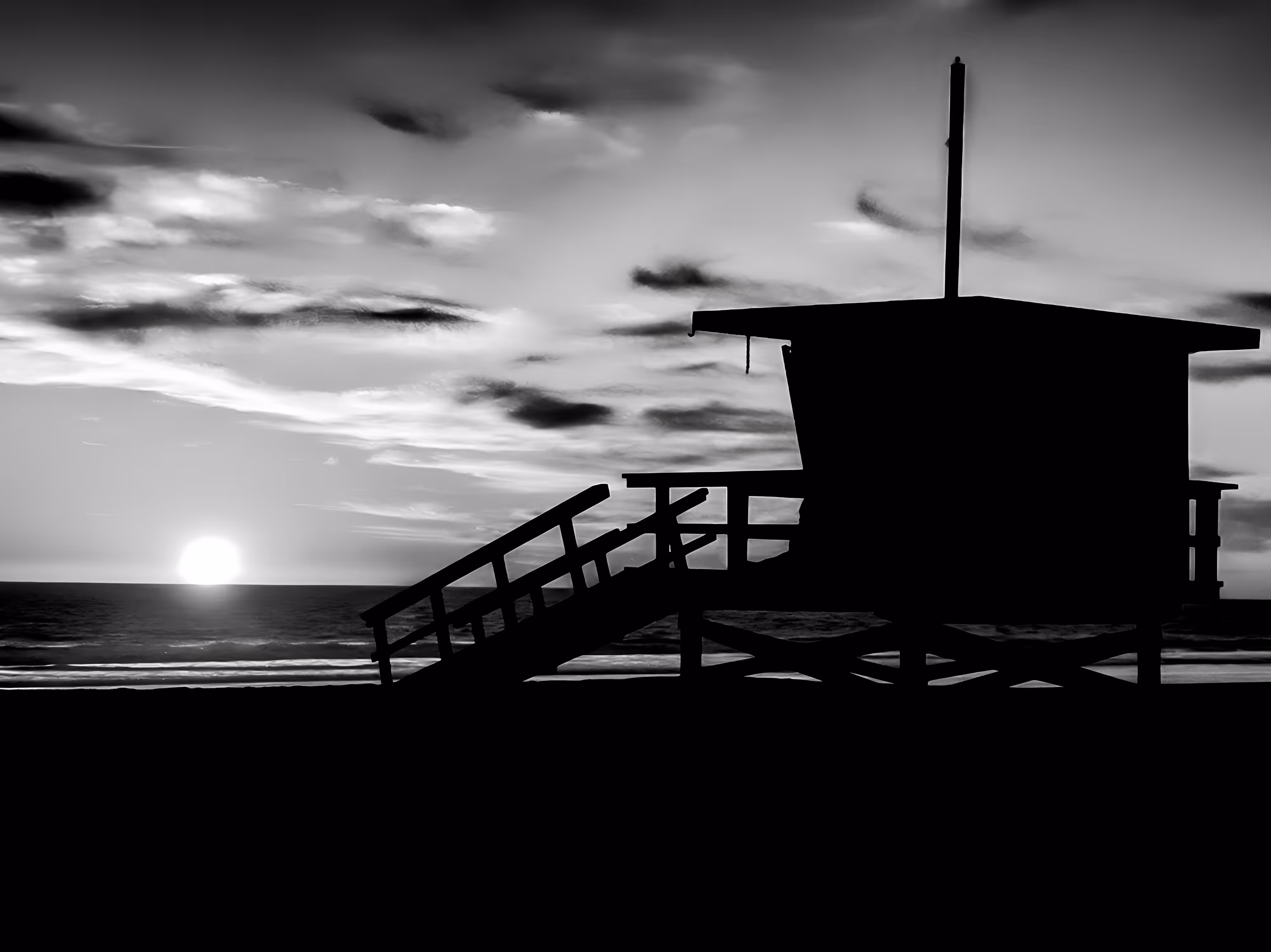 Monochrome Watchtower